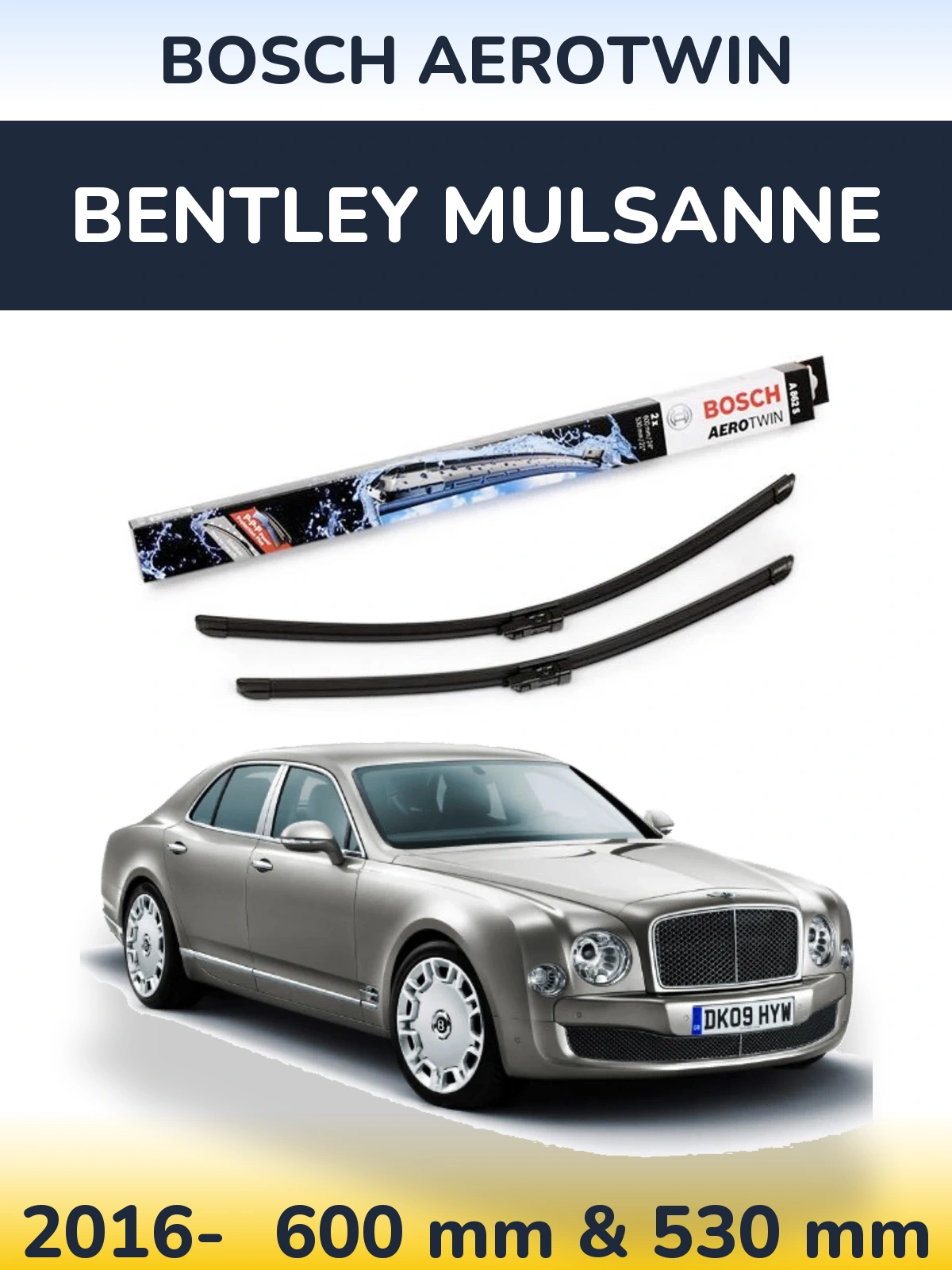 Torkarblad BOSCH AeroTwin för Bentley Mulsanne