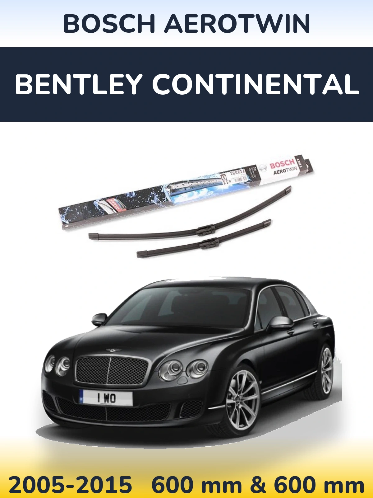 Torkarblad BOSCH AeroTwin för Bentley Continental
