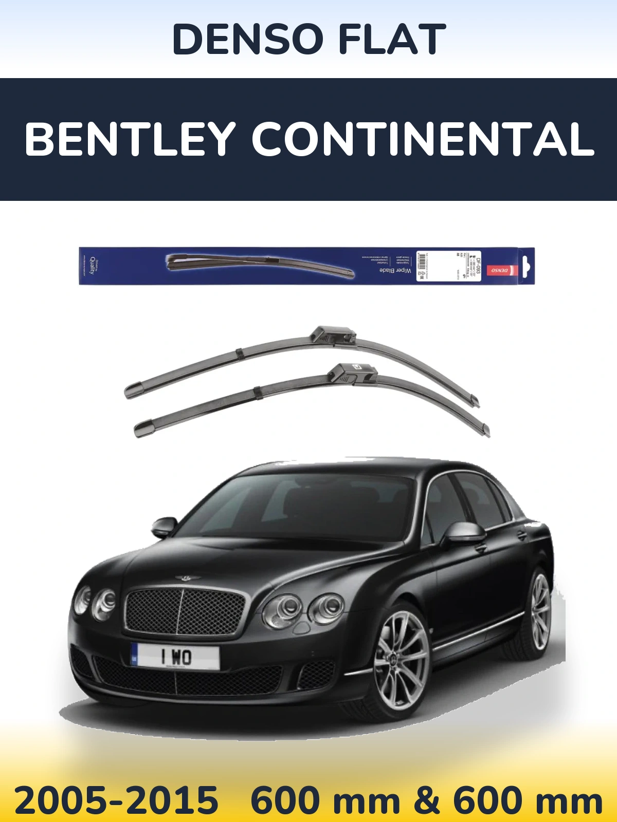 Torkarblad Denso Flat för Bentley Continental