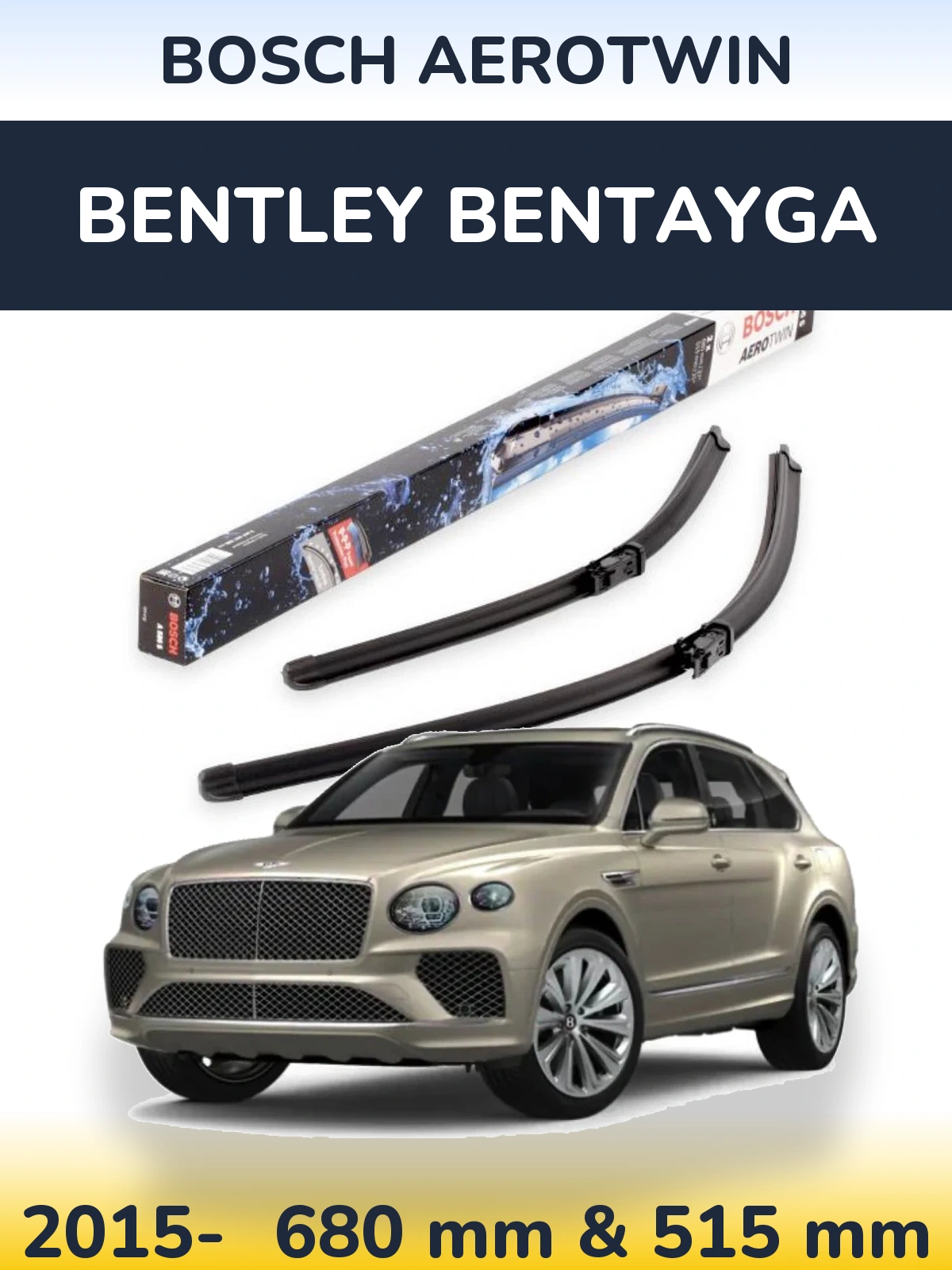Torkarblad BOSCH AeroTwin för Bentley Bentayga