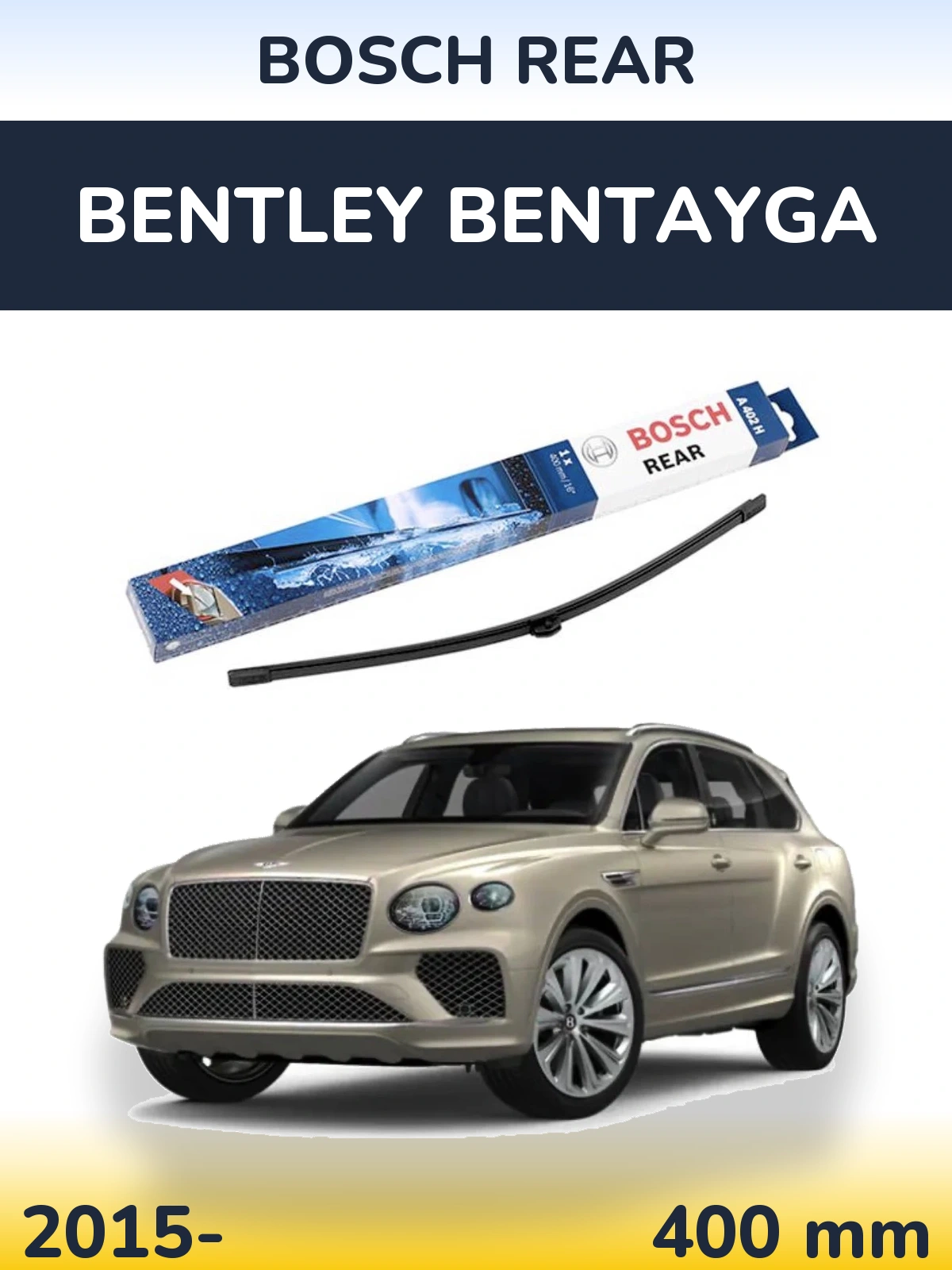 Torkarblad BOSCH Rear för Bentley Bentayga