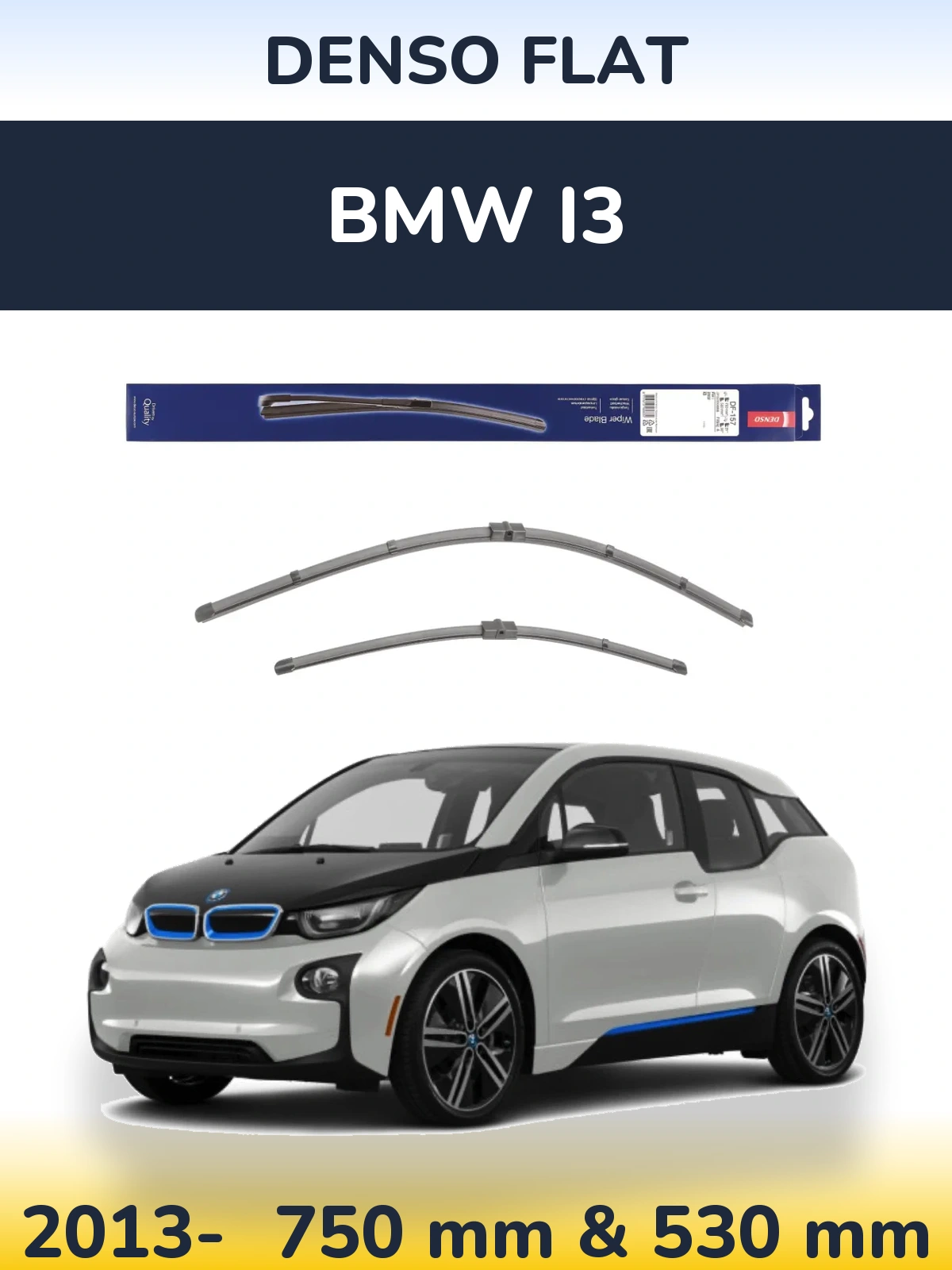 Torkarblad Denso Flat för BMW i3