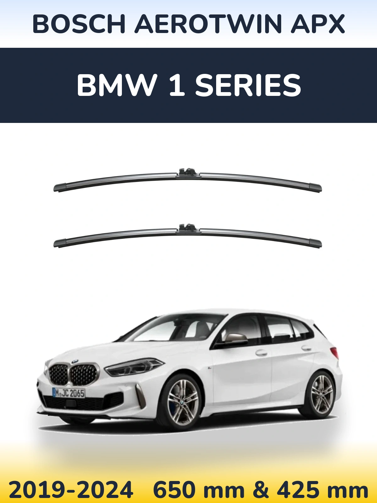 Torkarblad BOSCH AeroTwin APX för BMW 1 Series