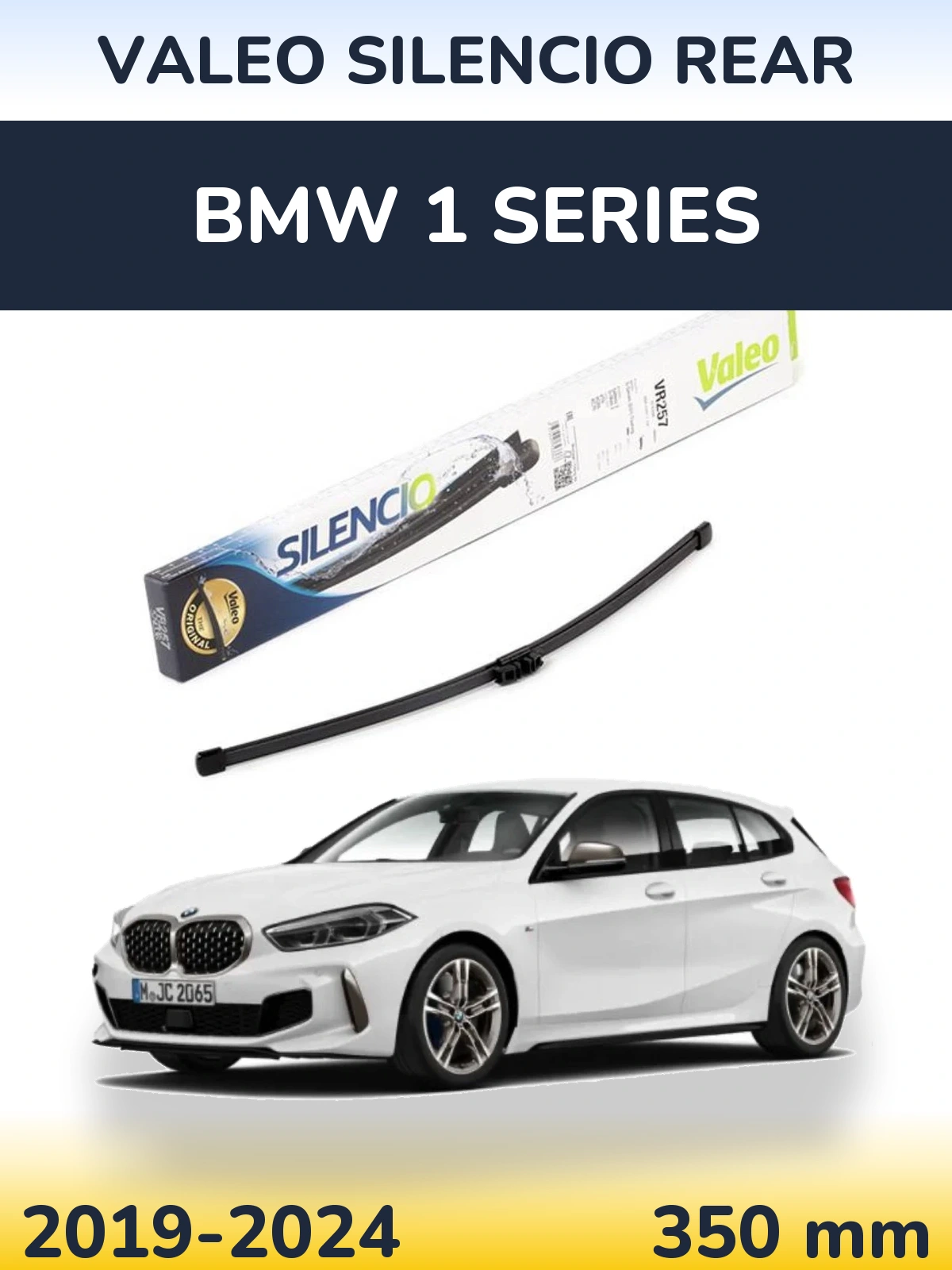 Torkarblad Valeo Silencio Rear för BMW 1 Series