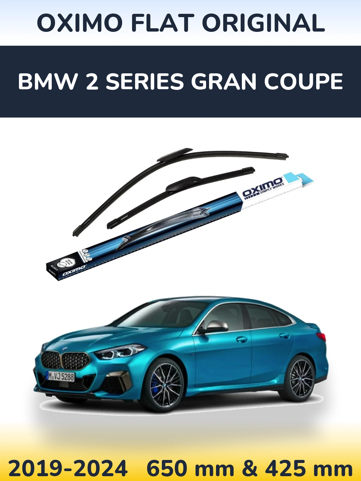 Torkarblad Oximo Flat Original för BMW 2 Series Gran Coupe