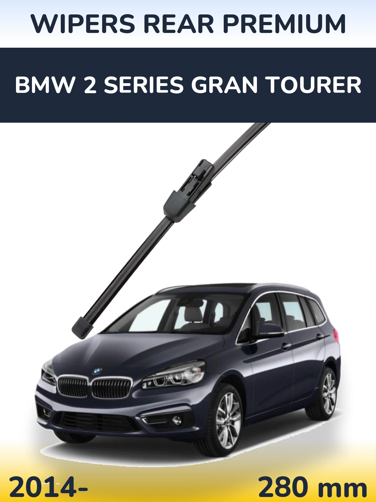 Torkarblad WIPERS REAR PREMIUM för BMW 2 Series Gran Tourer