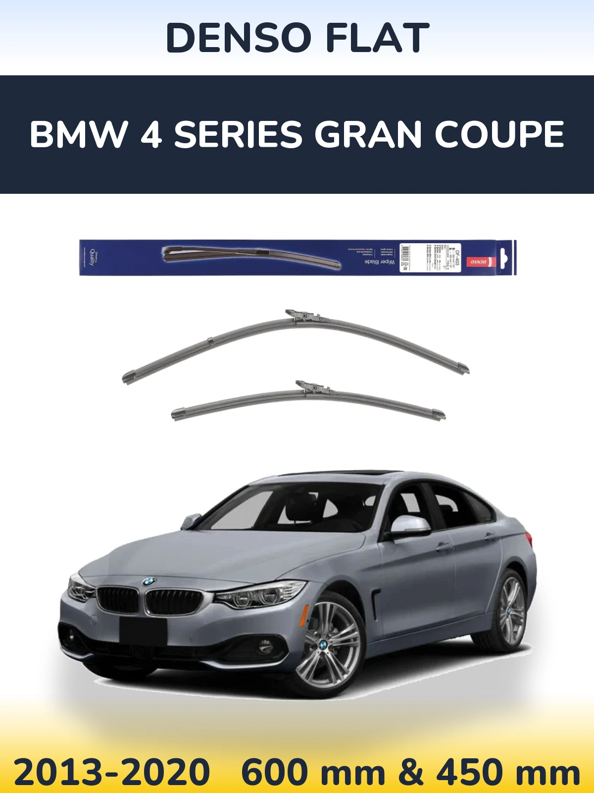 Torkarblad Denso Flat för BMW 4 Series Gran Coupe