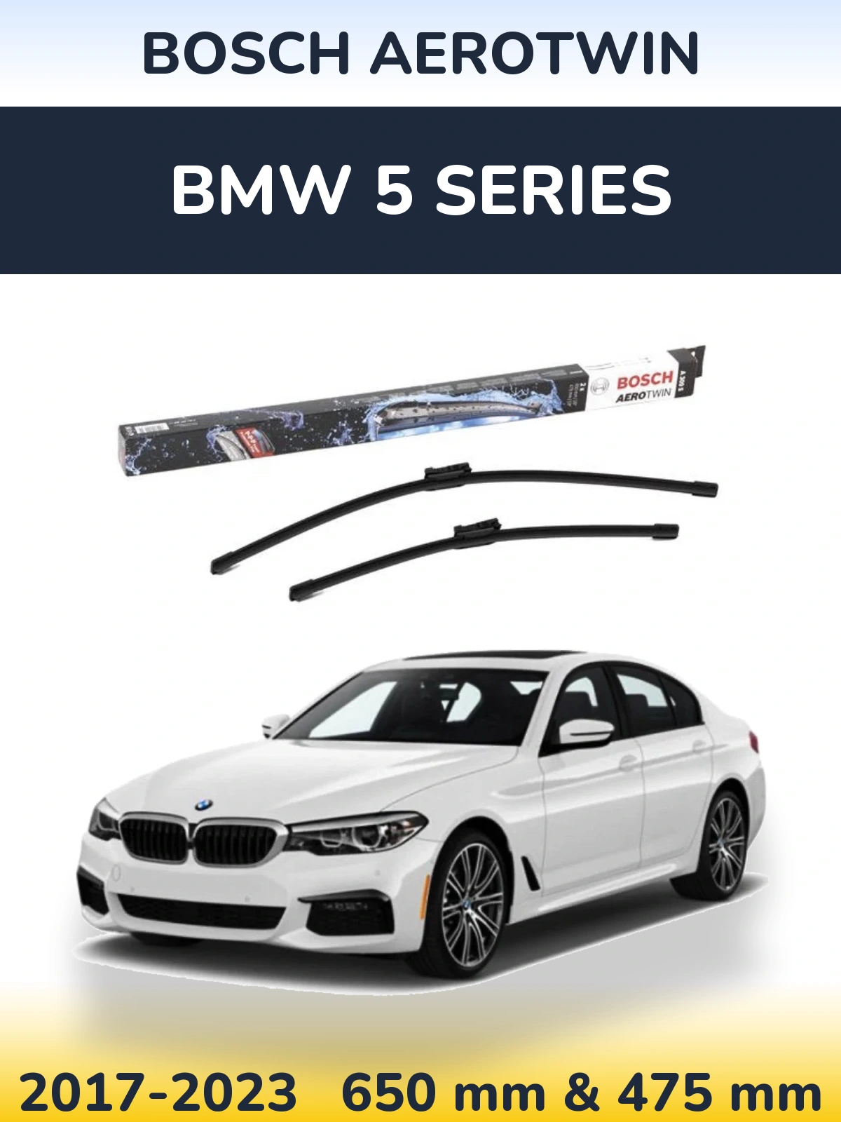 Torkarblad BOSCH AeroTwin för BMW 5 Series