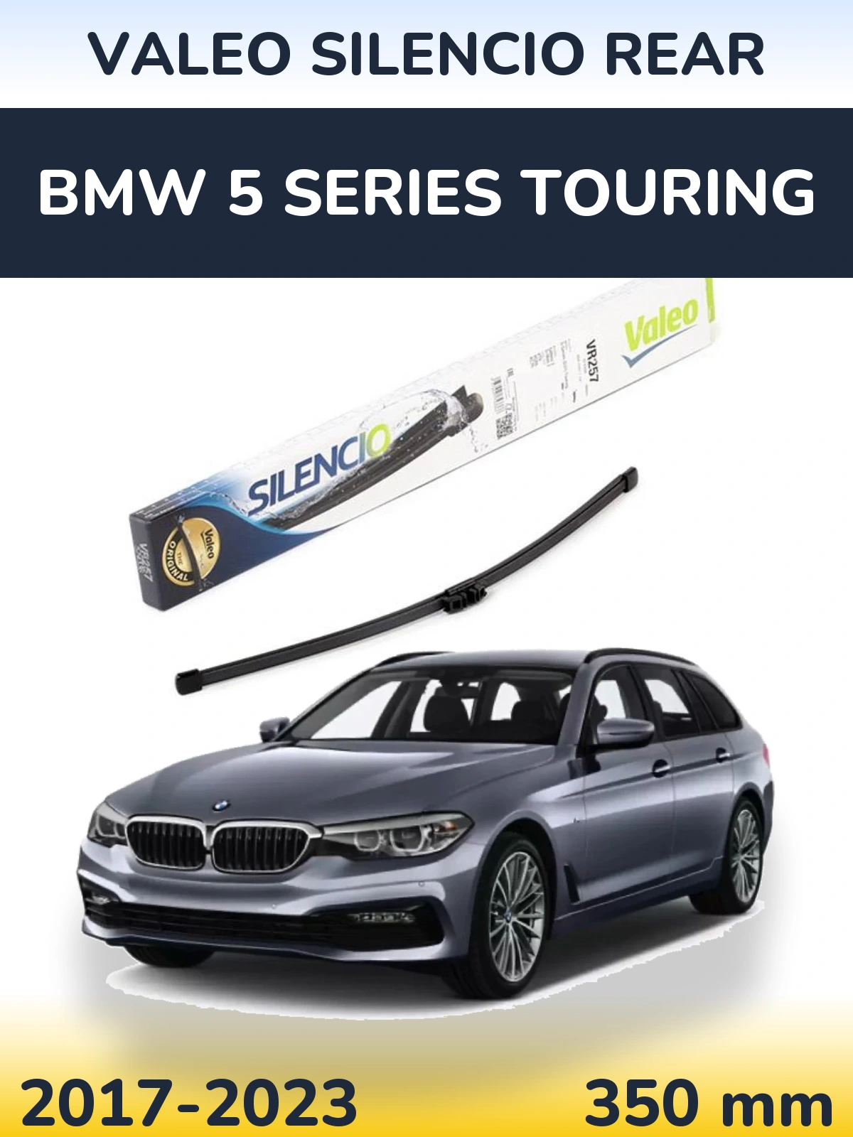 Torkarblad Valeo Silencio Rear för BMW 5 Series Touring