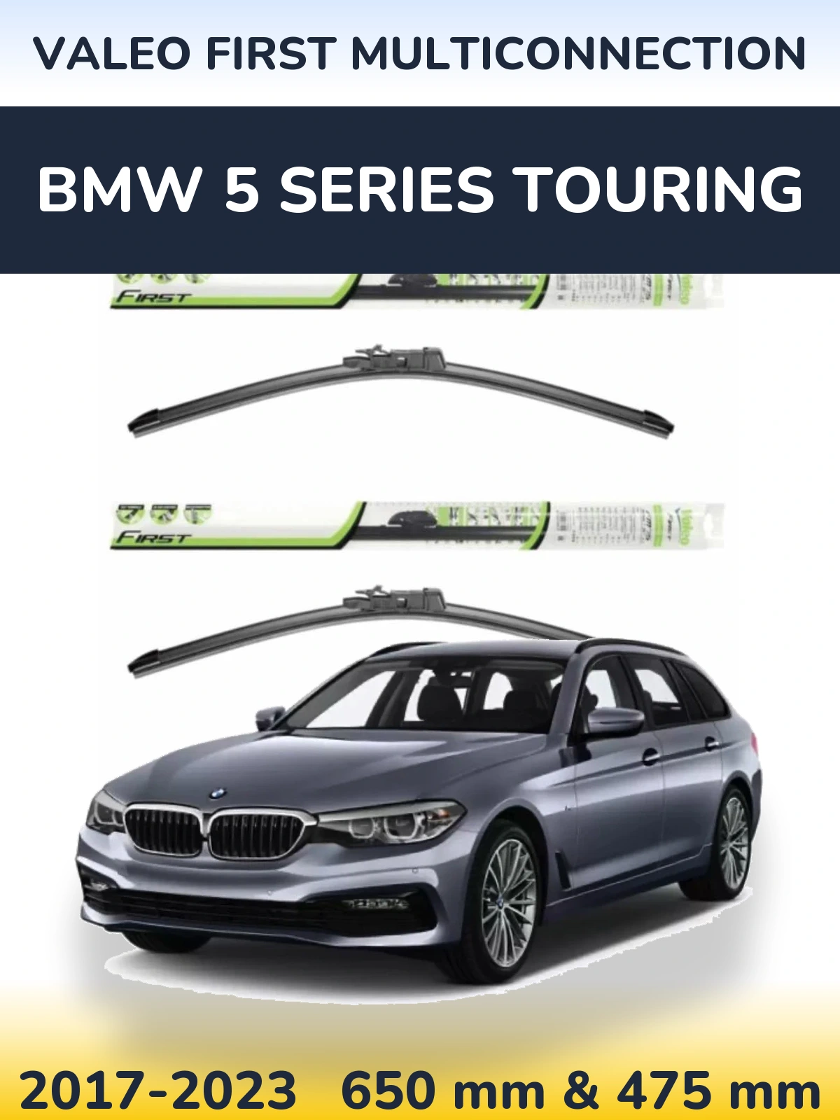 Torkarblad Valeo First MultiConnection för BMW 5 Series Touring