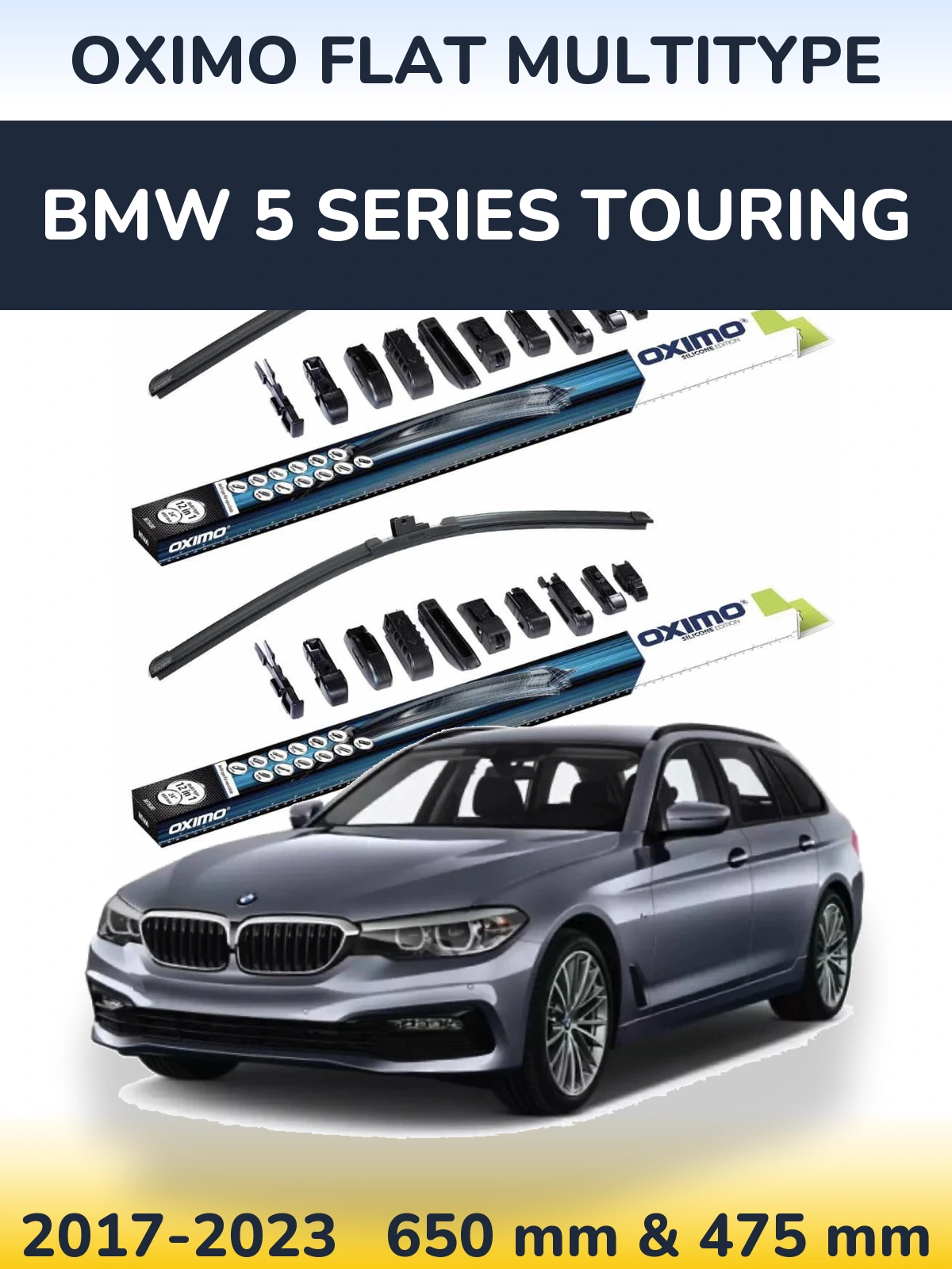 Torkarblad Oximo Flat MultiType för BMW 5 Series Touring