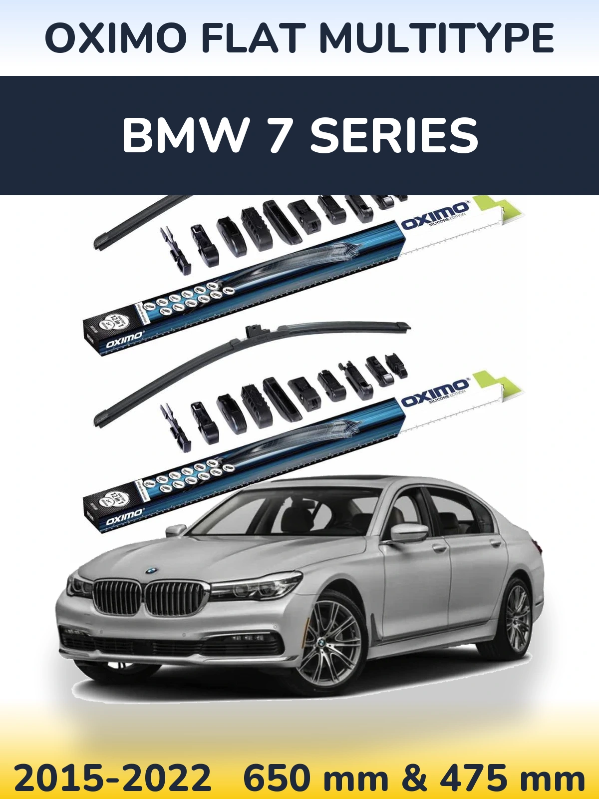 Torkarblad Oximo Flat MultiType för BMW 7 Series