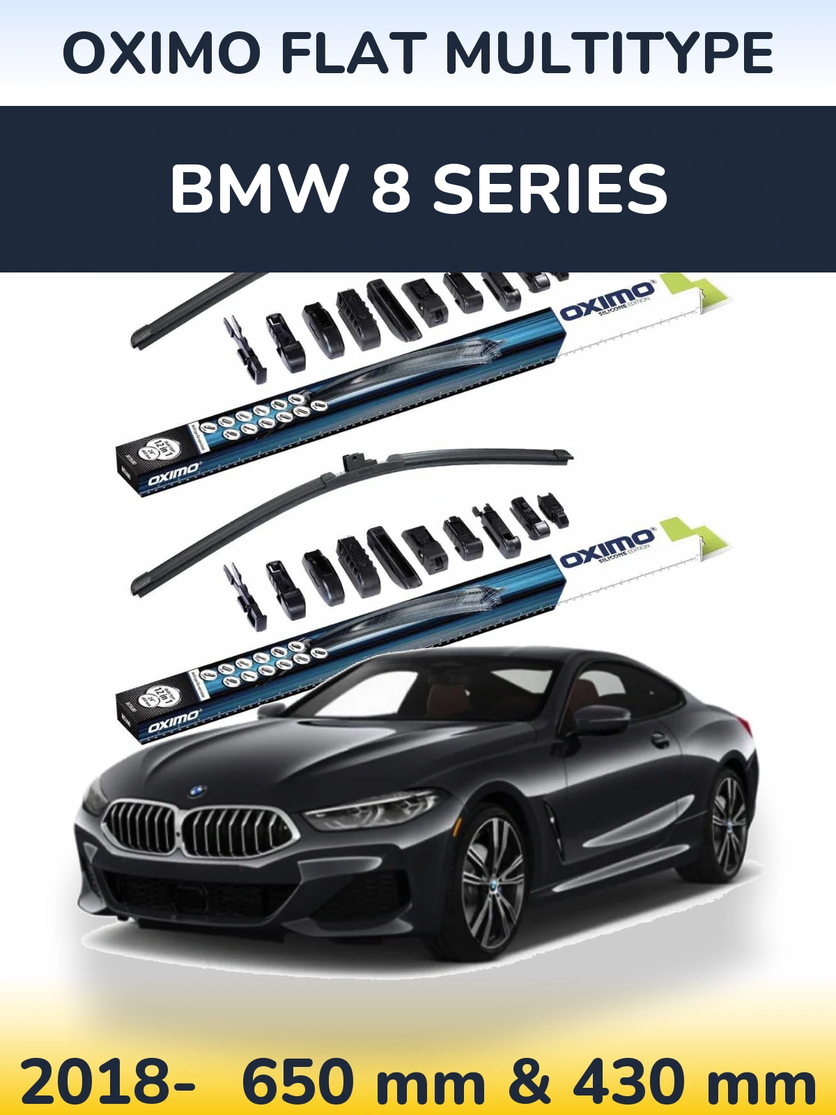 Torkarblad Oximo Flat MultiType för BMW 8 Series