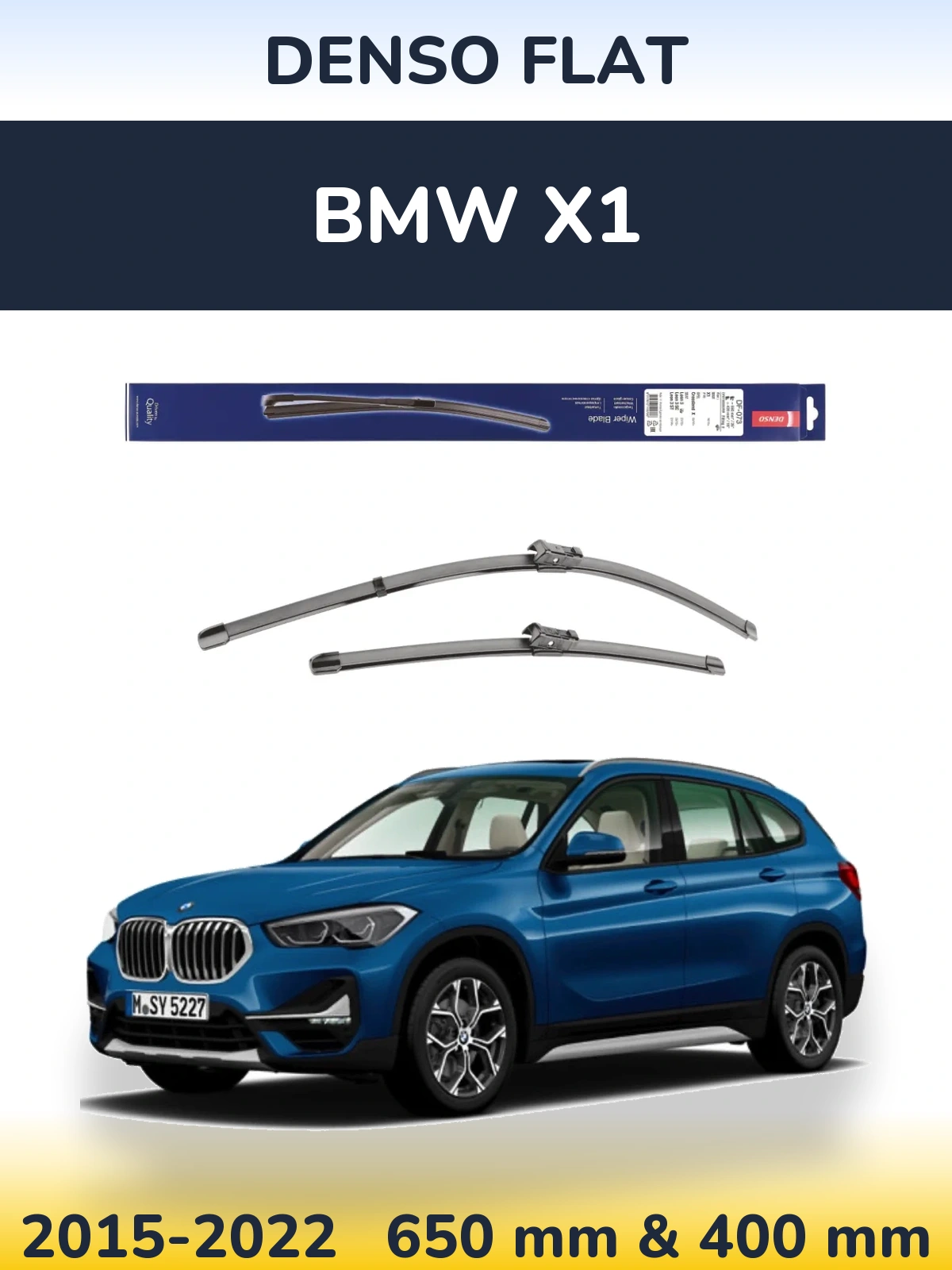 Torkarblad Denso Flat för BMW X1