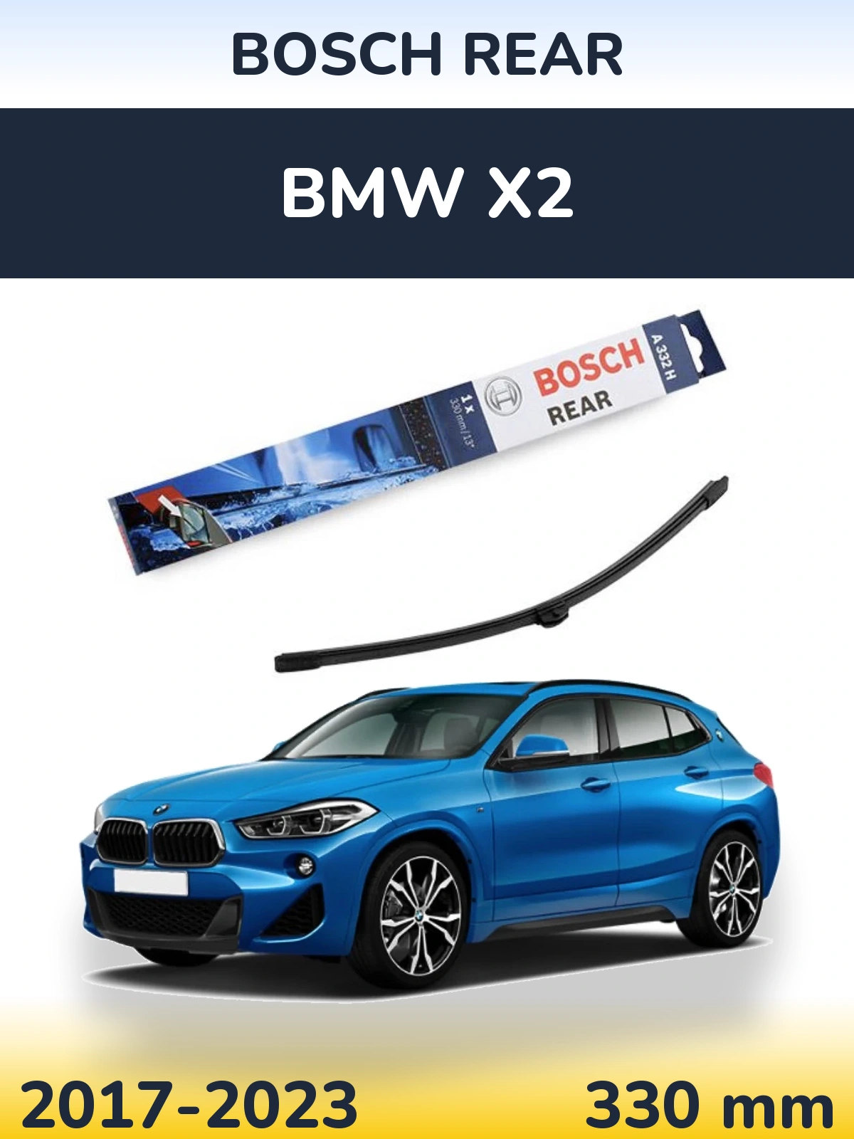 Torkarblad BOSCH Rear för BMW X2