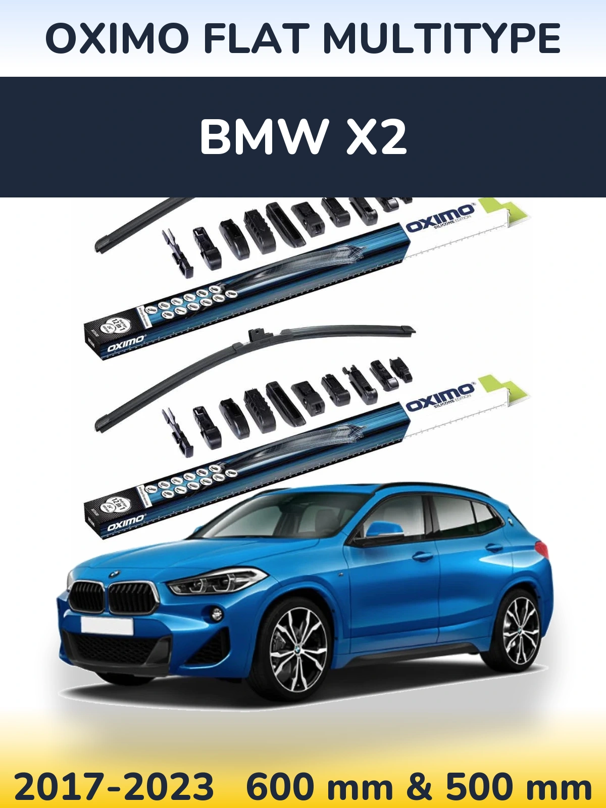Torkarblad Oximo Flat MultiType för BMW X2