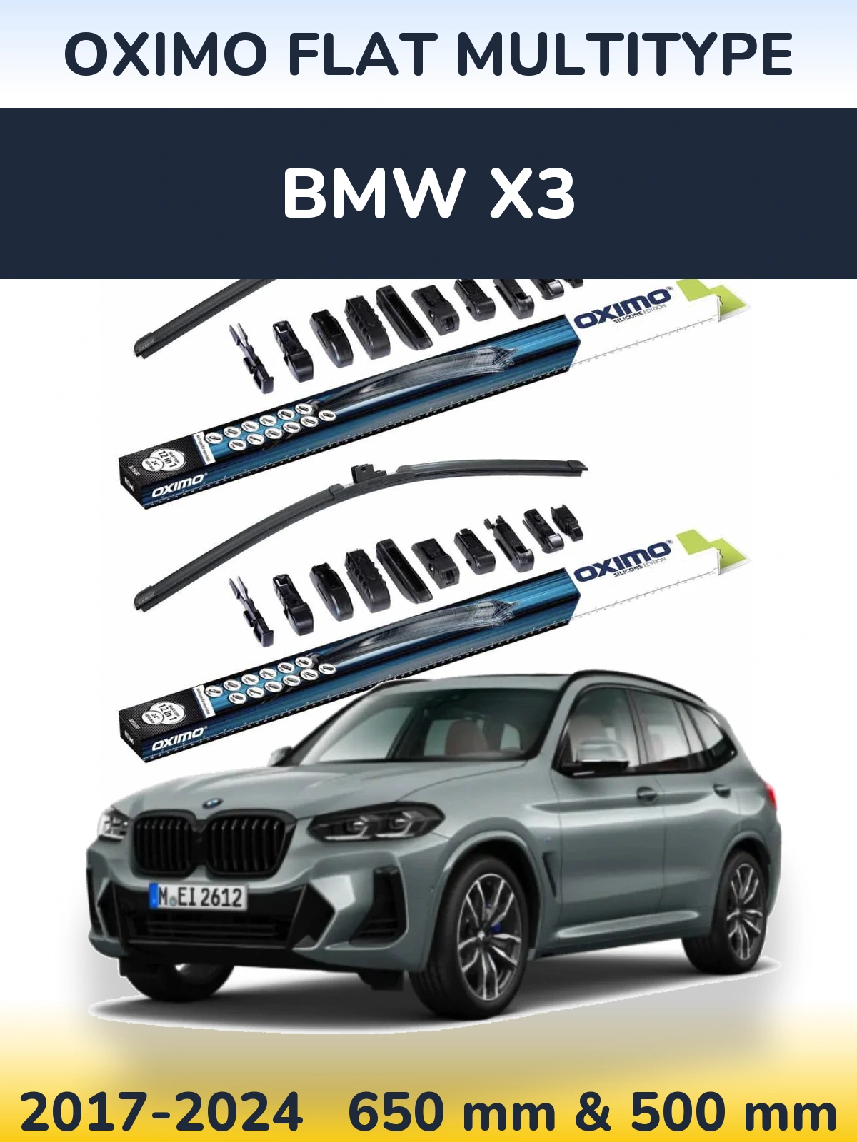 Torkarblad Oximo Flat MultiType för BMW X3