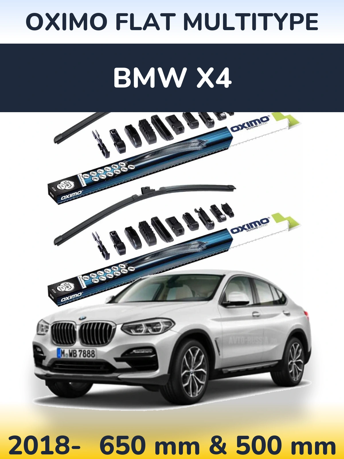 Torkarblad Oximo Flat MultiType för BMW X4