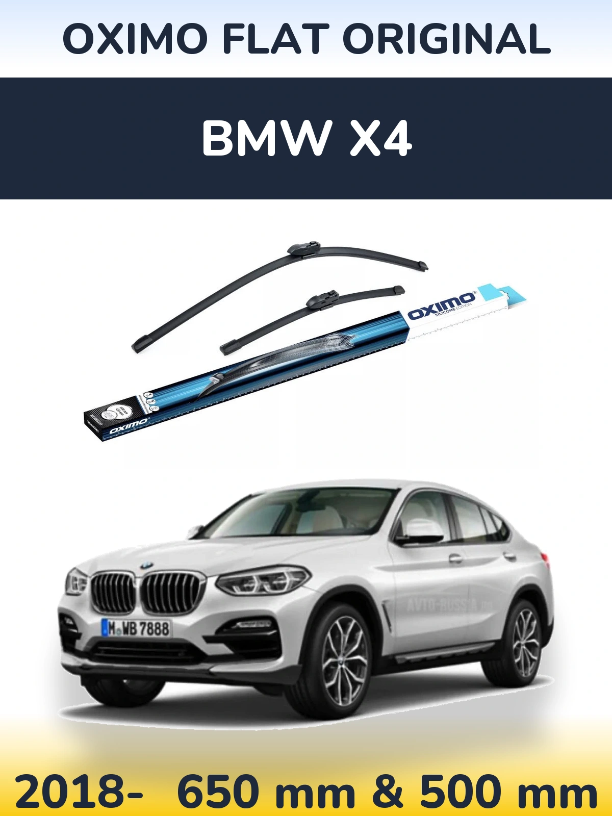 Torkarblad Oximo Flat Original för BMW X4