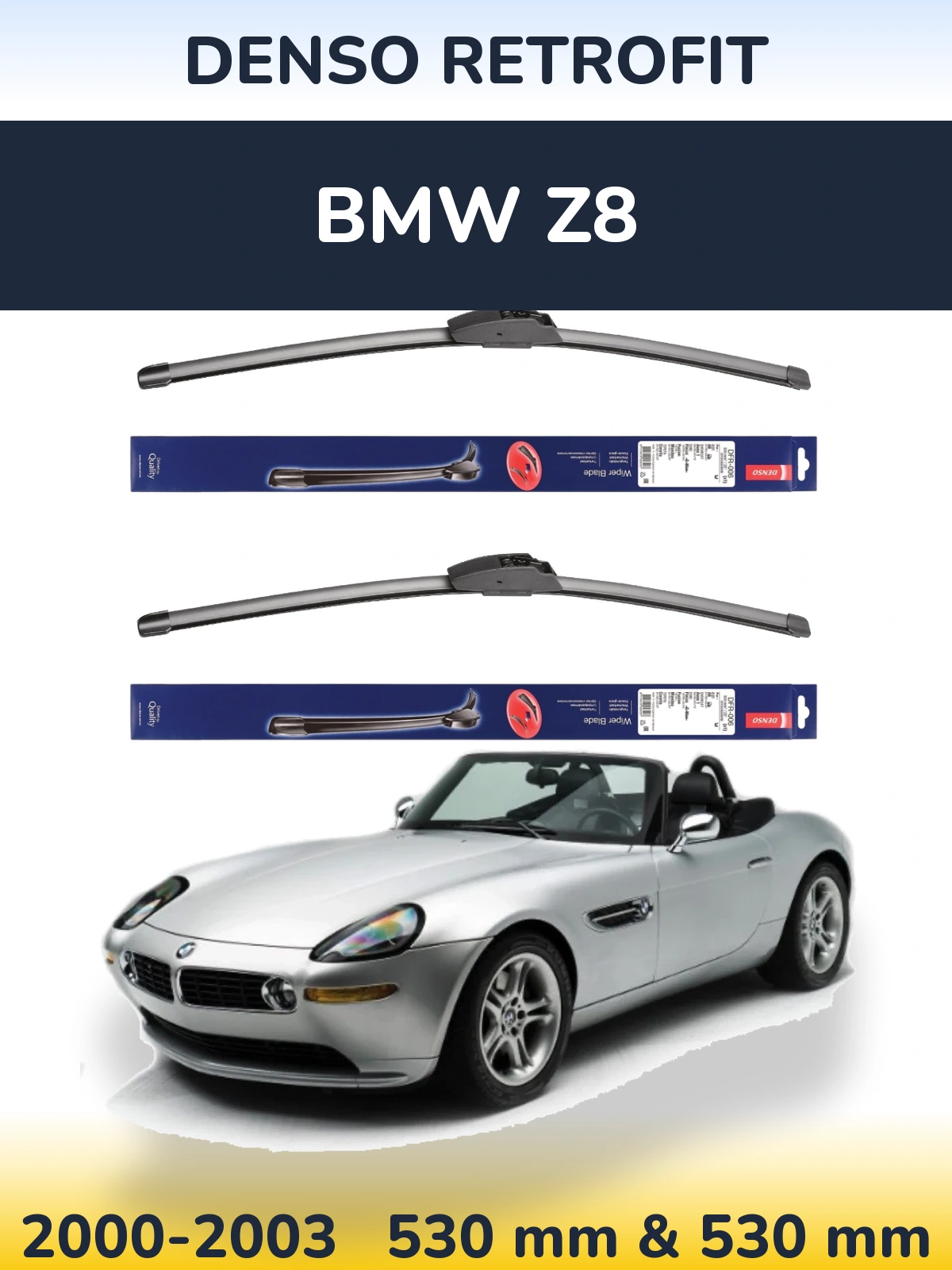 Torkarblad Denso Retrofit för BMW Z8
