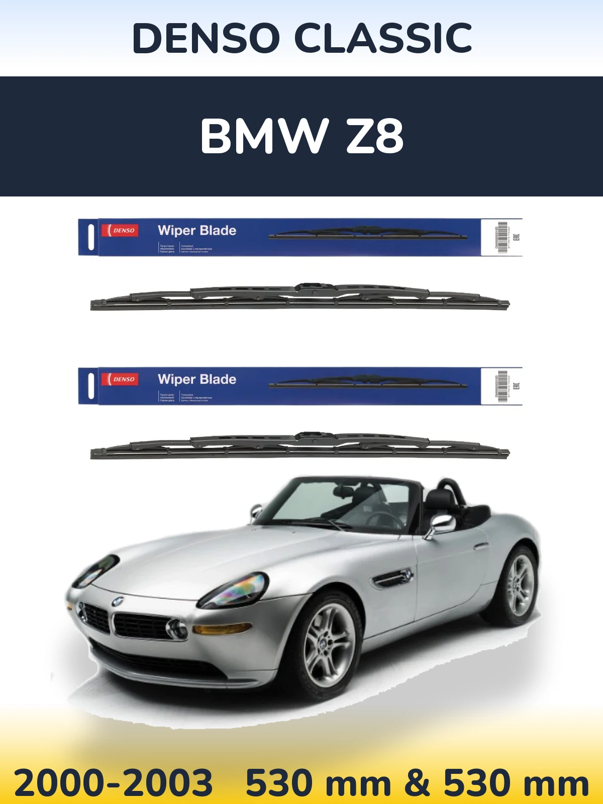 Torkarblad Denso Classic för BMW Z8