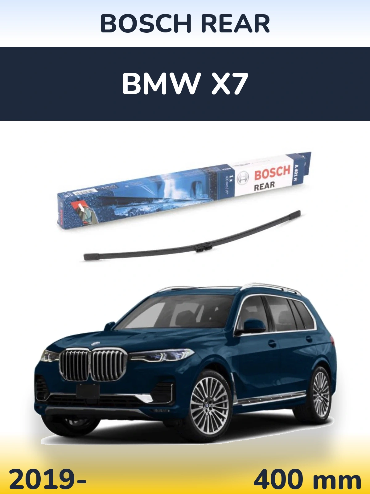 Torkarblad BOSCH Rear för BMW X7