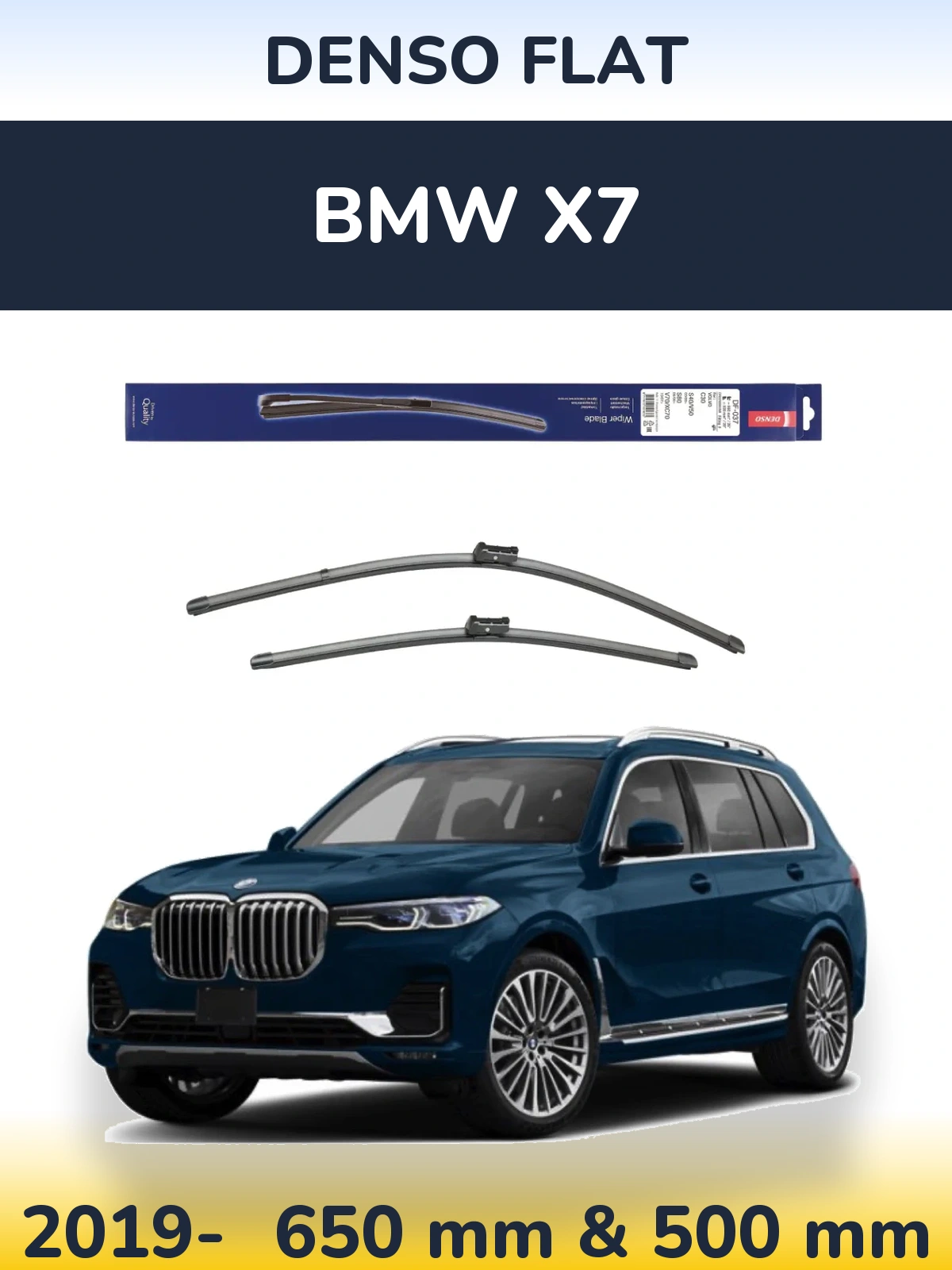 Torkarblad Denso Flat för BMW X7