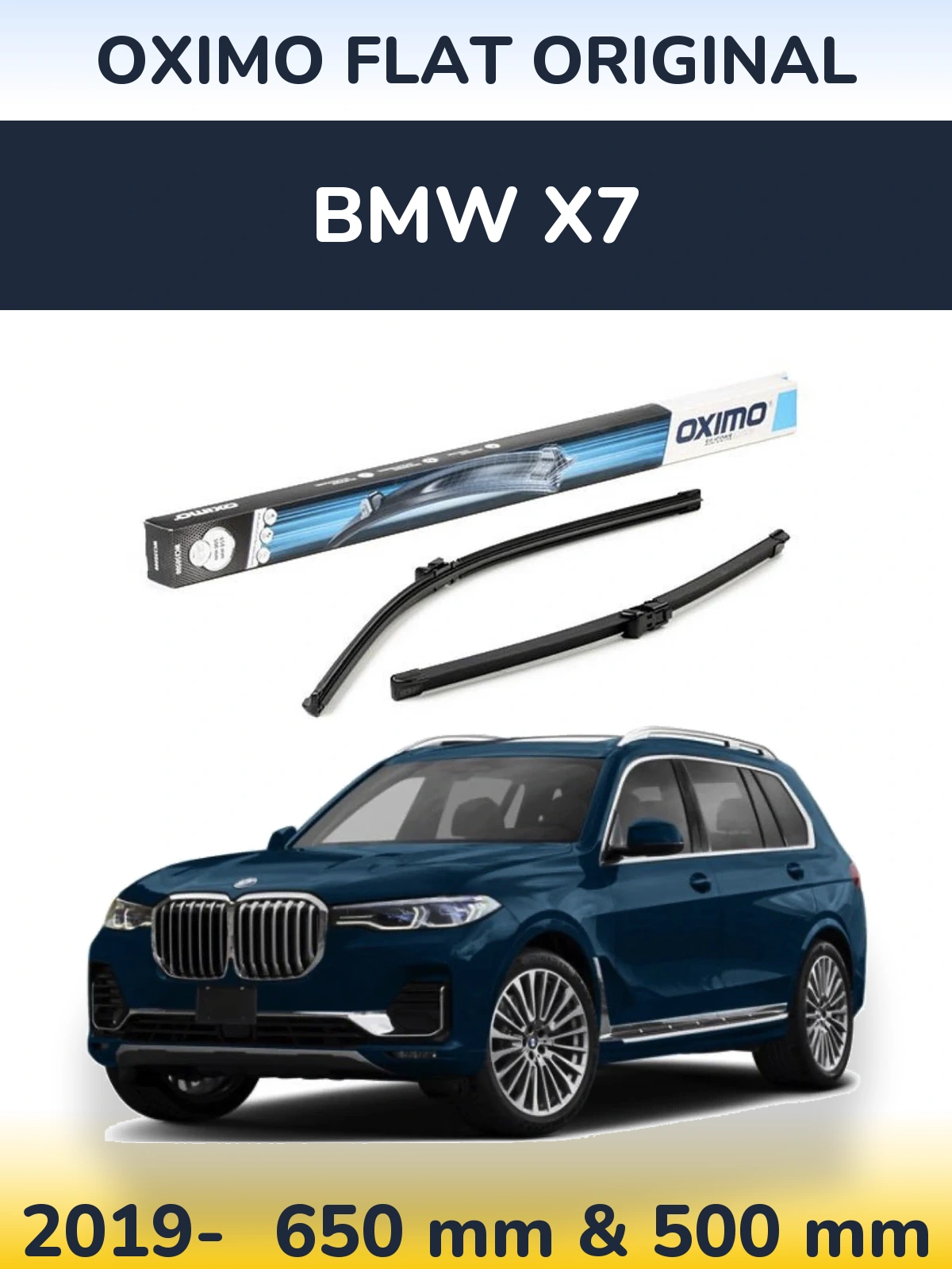 Torkarblad Oximo Flat Original för BMW X7