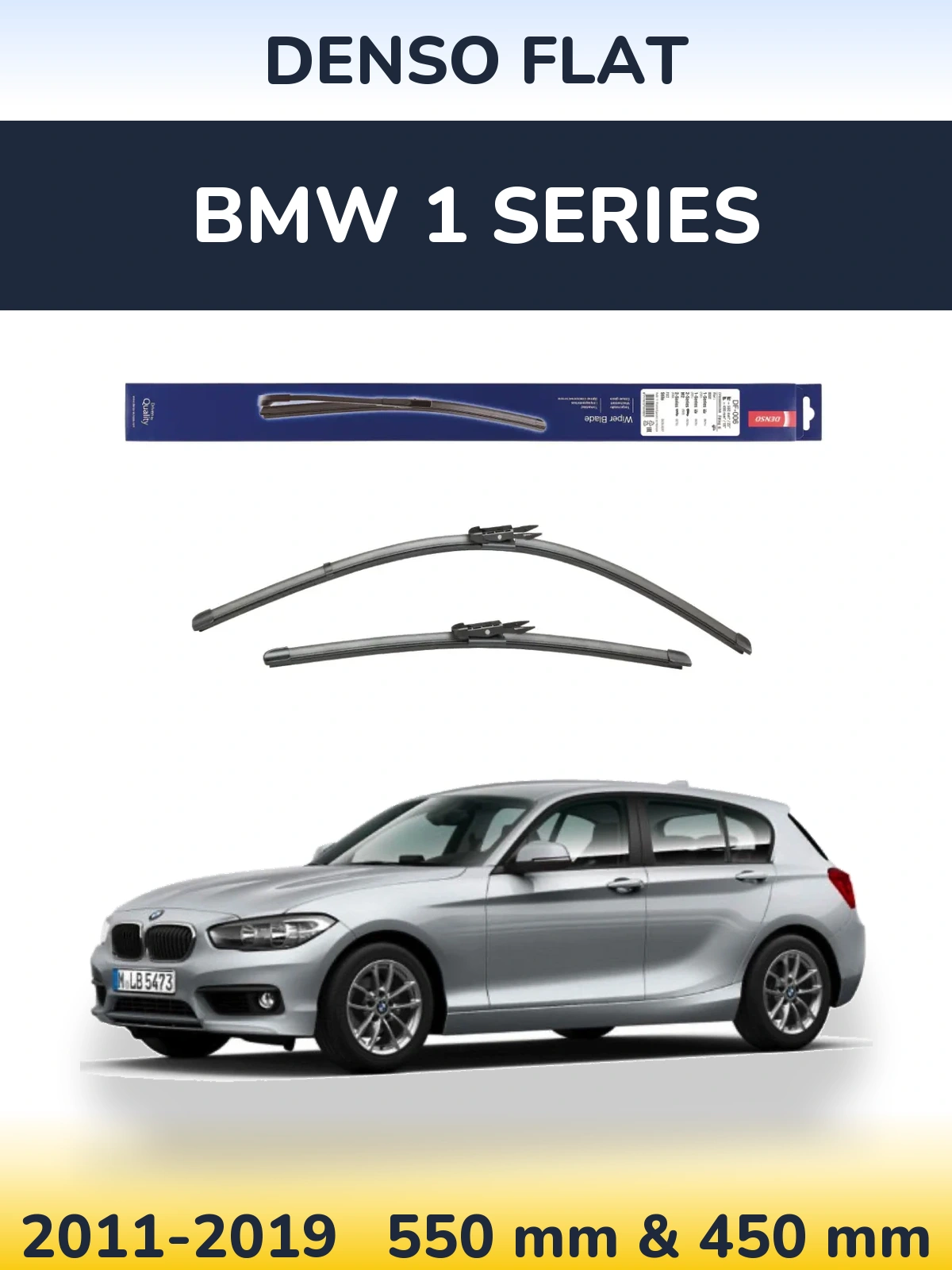 Torkarblad Denso Flat för BMW 1 Series