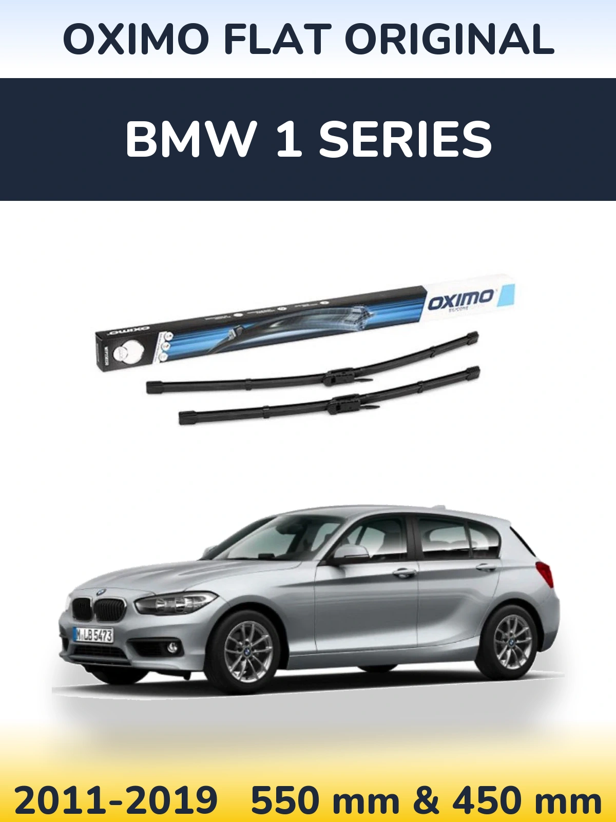 Torkarblad Oximo Flat Original för BMW 1 Series