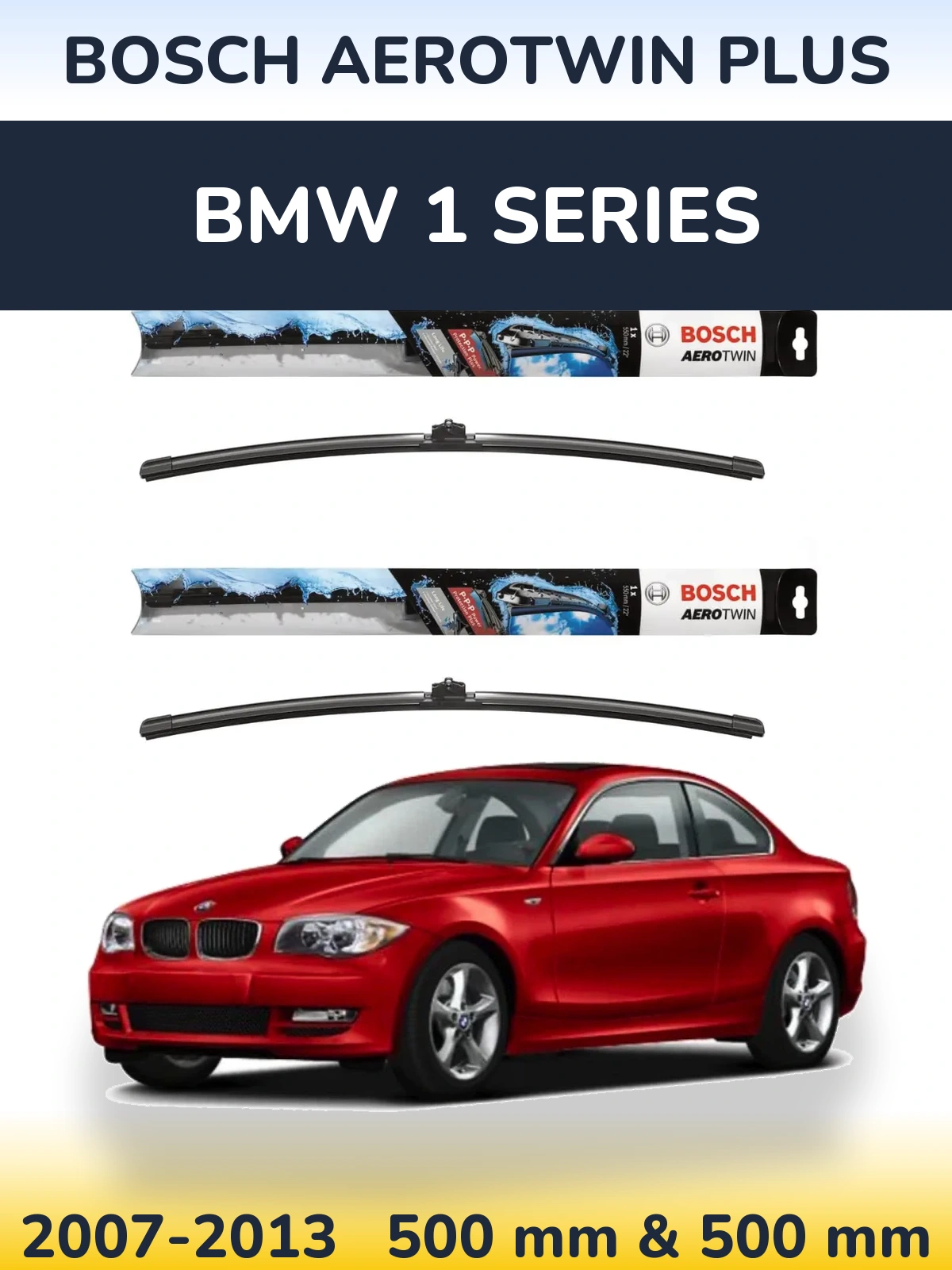 Torkarblad BOSCH AeroTwin Plus för BMW 1 Series