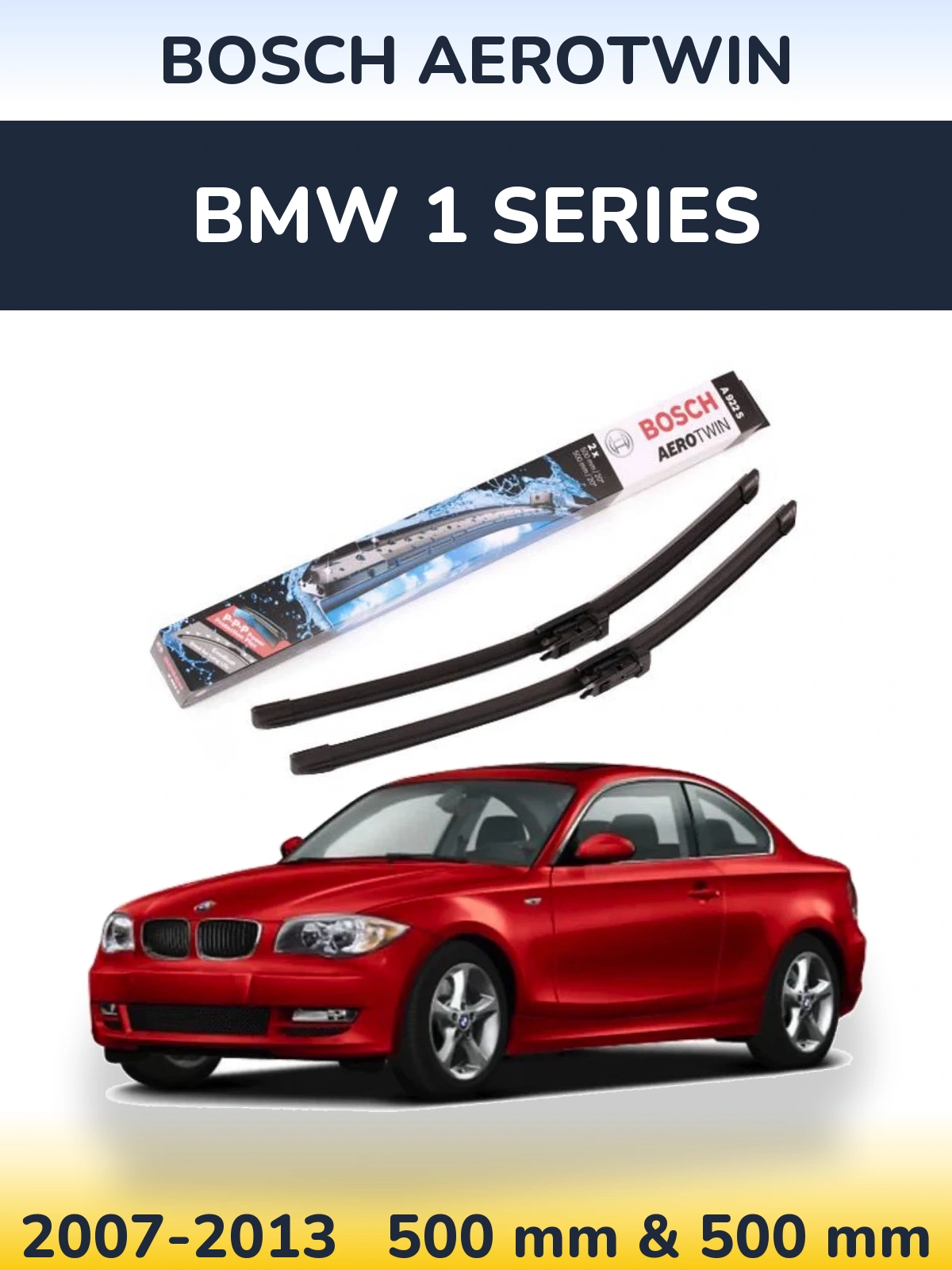 Torkarblad BOSCH AeroTwin för BMW 1 Series