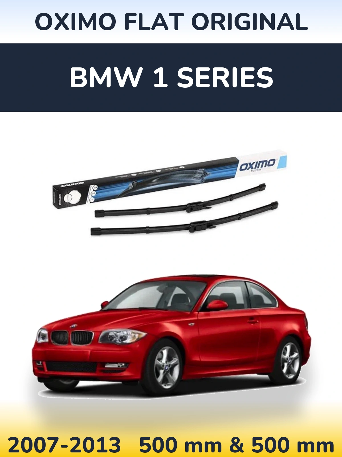 Torkarblad Oximo Flat Original för BMW 1 Series
