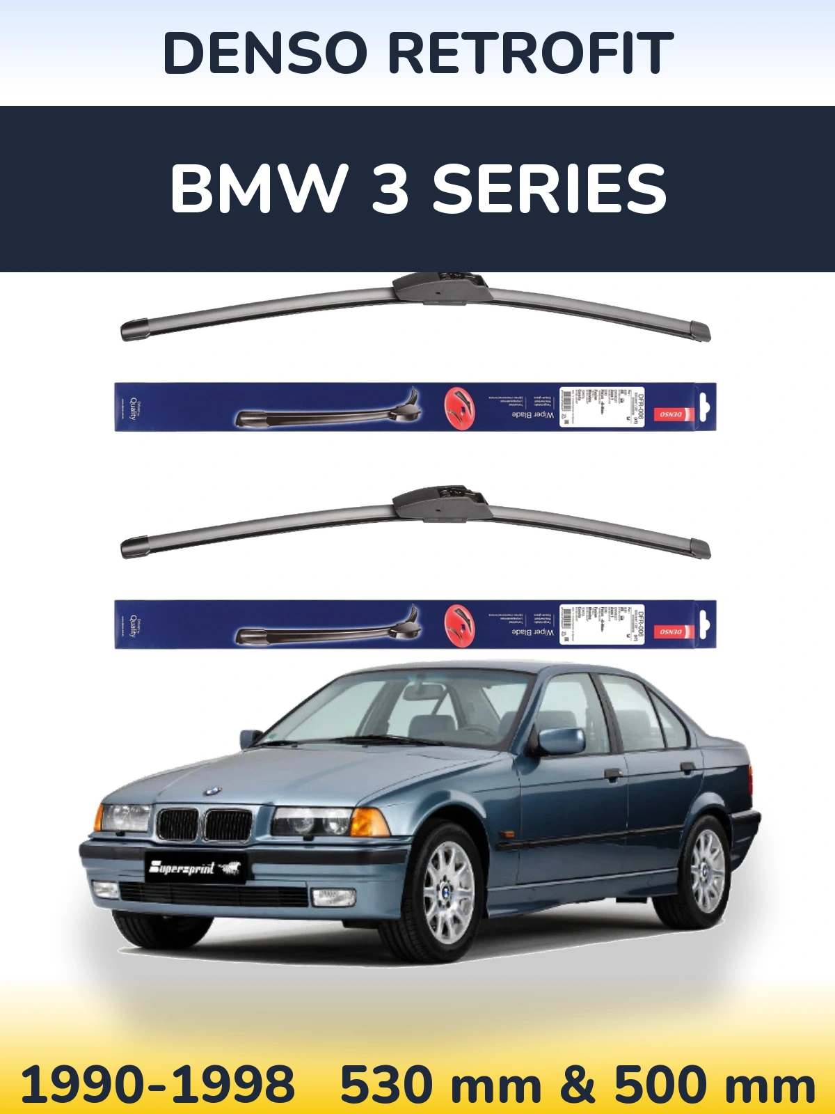 Torkarblad Denso Retrofit för BMW 3 Series