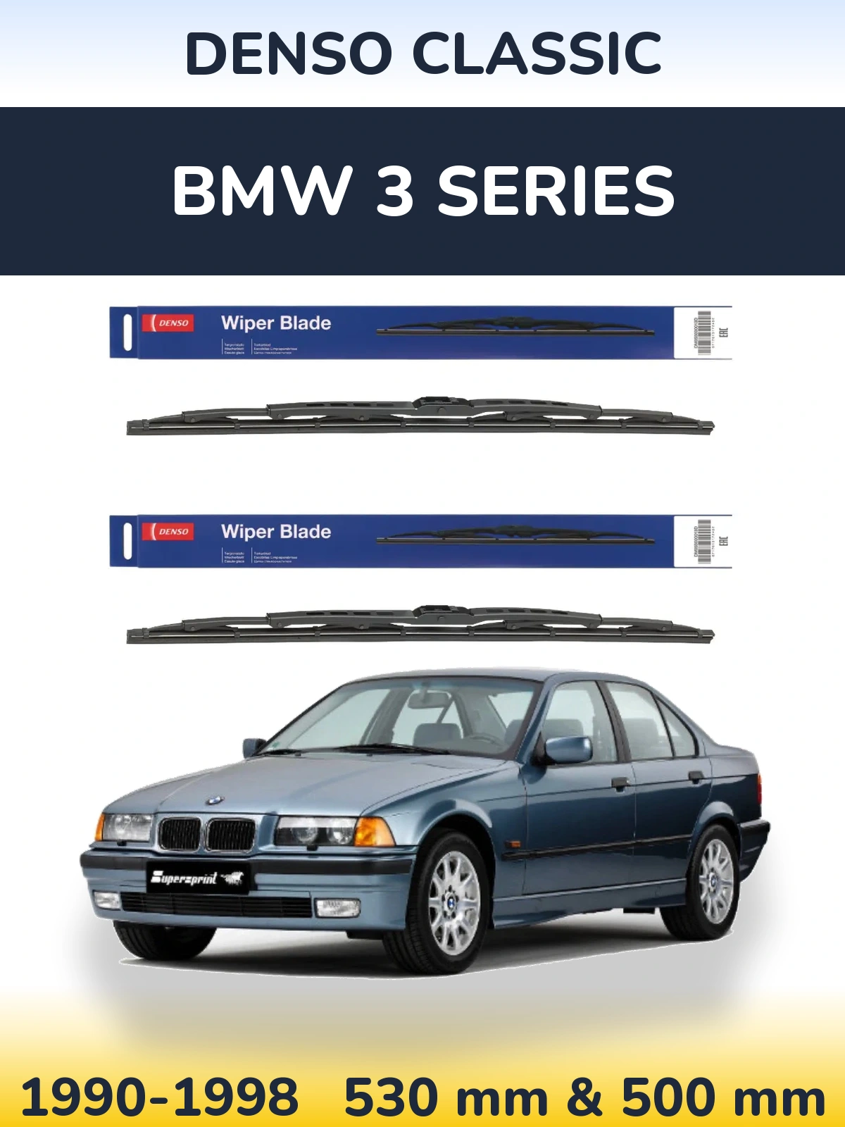 Torkarblad Denso Classic för BMW 3 Series