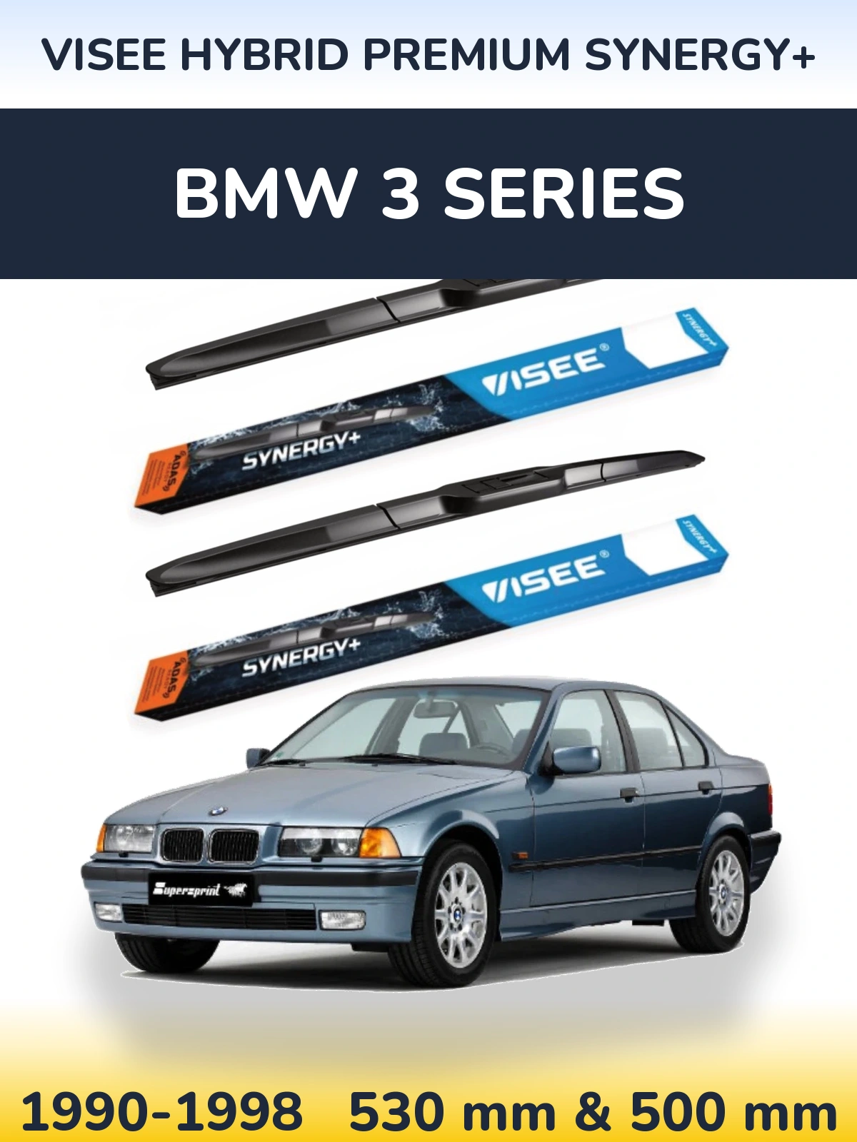 Torkarblad VISEE HYBRID PREMIUM SYNERGY+ för BMW 3 Series
