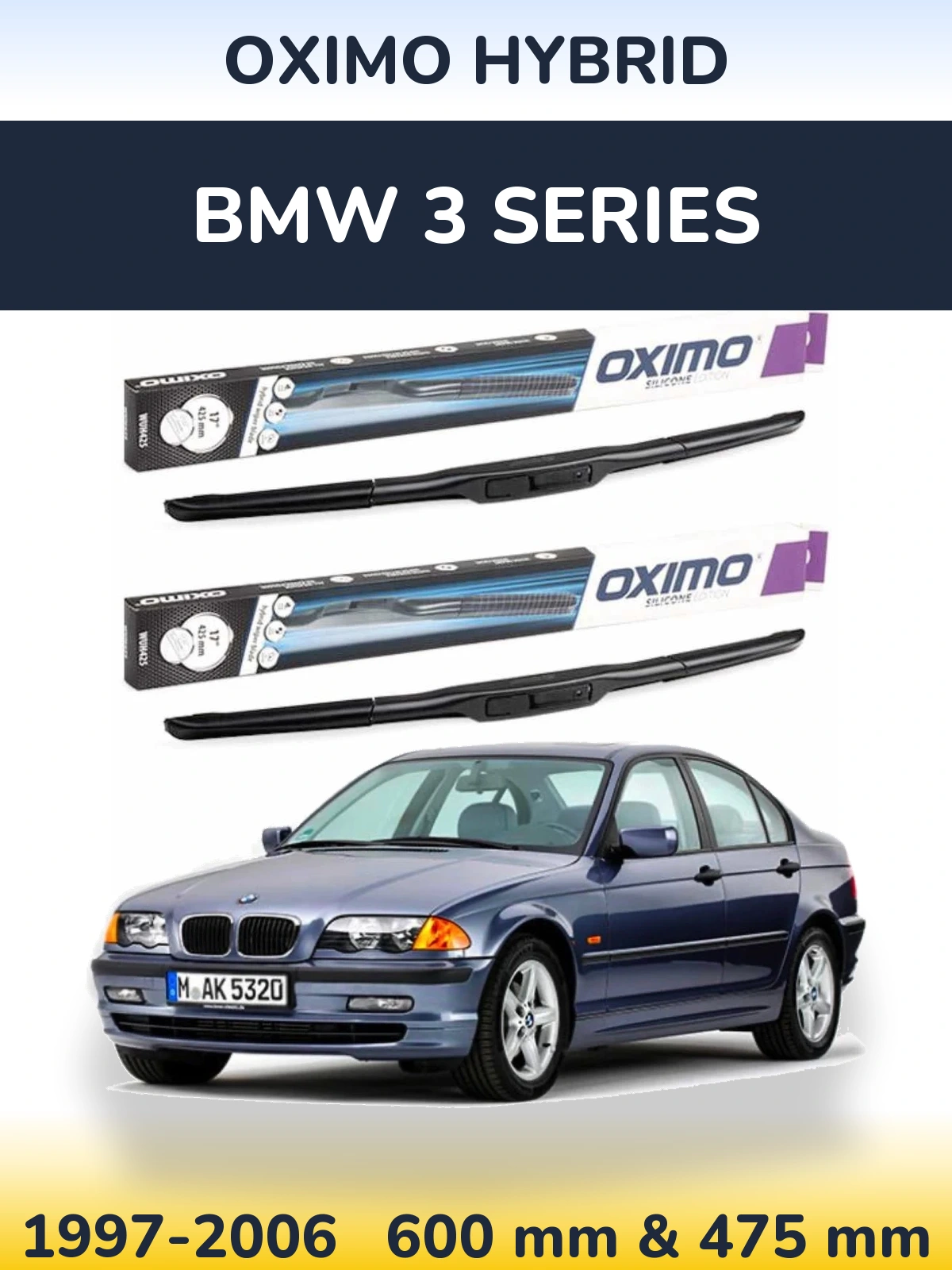 Torkarblad Oximo Hybrid för BMW 3 Series