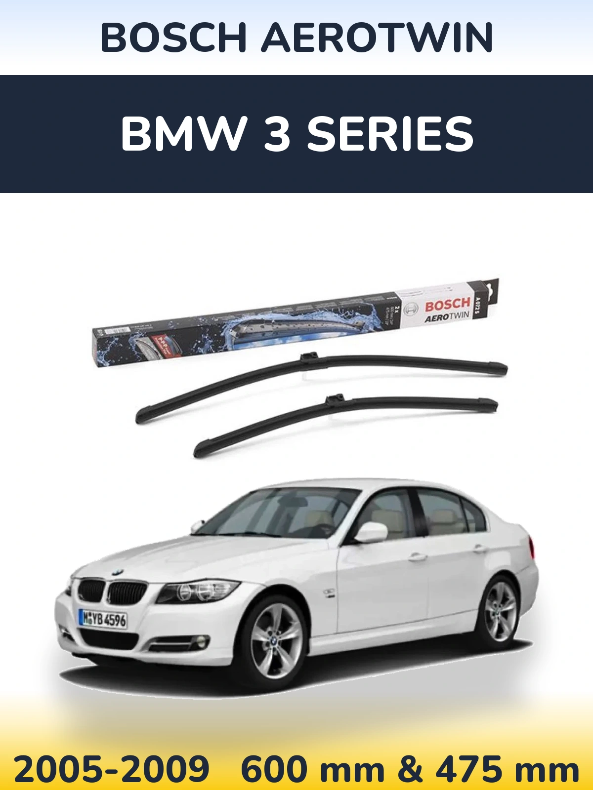 Torkarblad BOSCH AeroTwin för BMW 3 Series