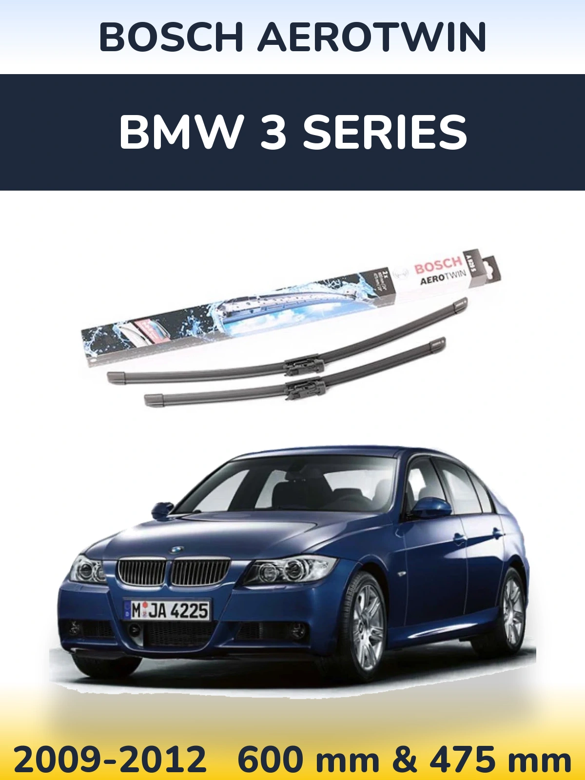 Torkarblad BOSCH AeroTwin för BMW 3 Series