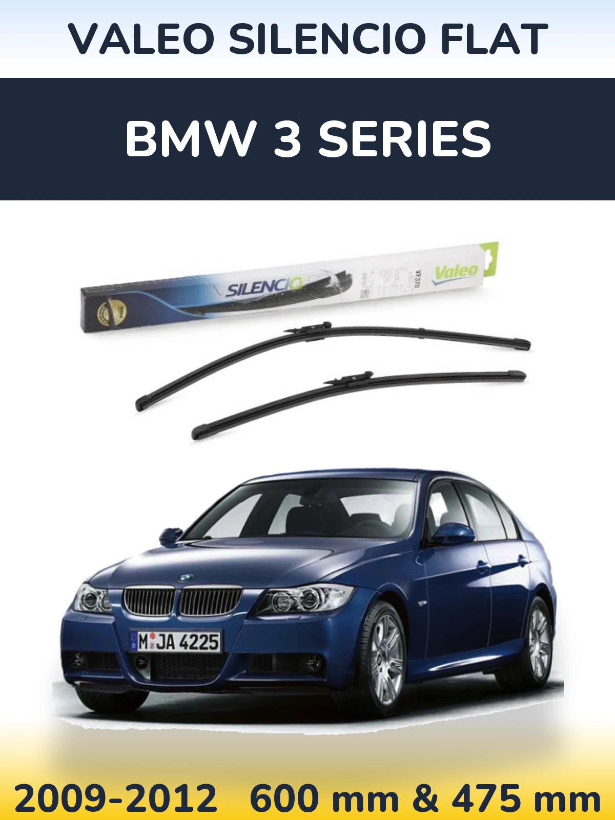 Torkarblad Valeo Silencio Flat för BMW 3 Series
