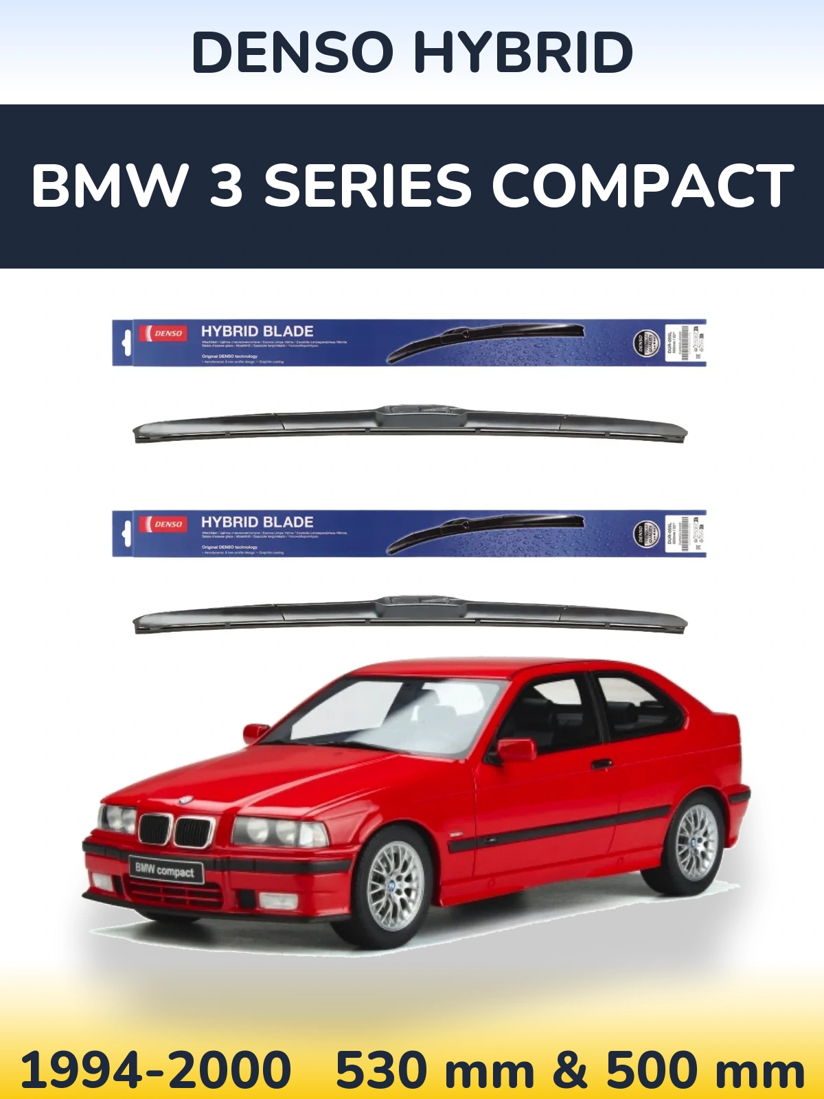 Torkarblad Denso Hybrid för BMW 3 Series Compact