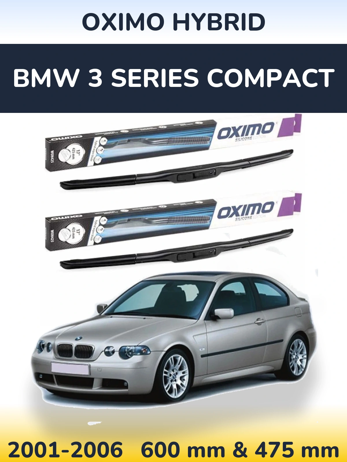 Torkarblad Oximo Hybrid för BMW 3 Series Compact