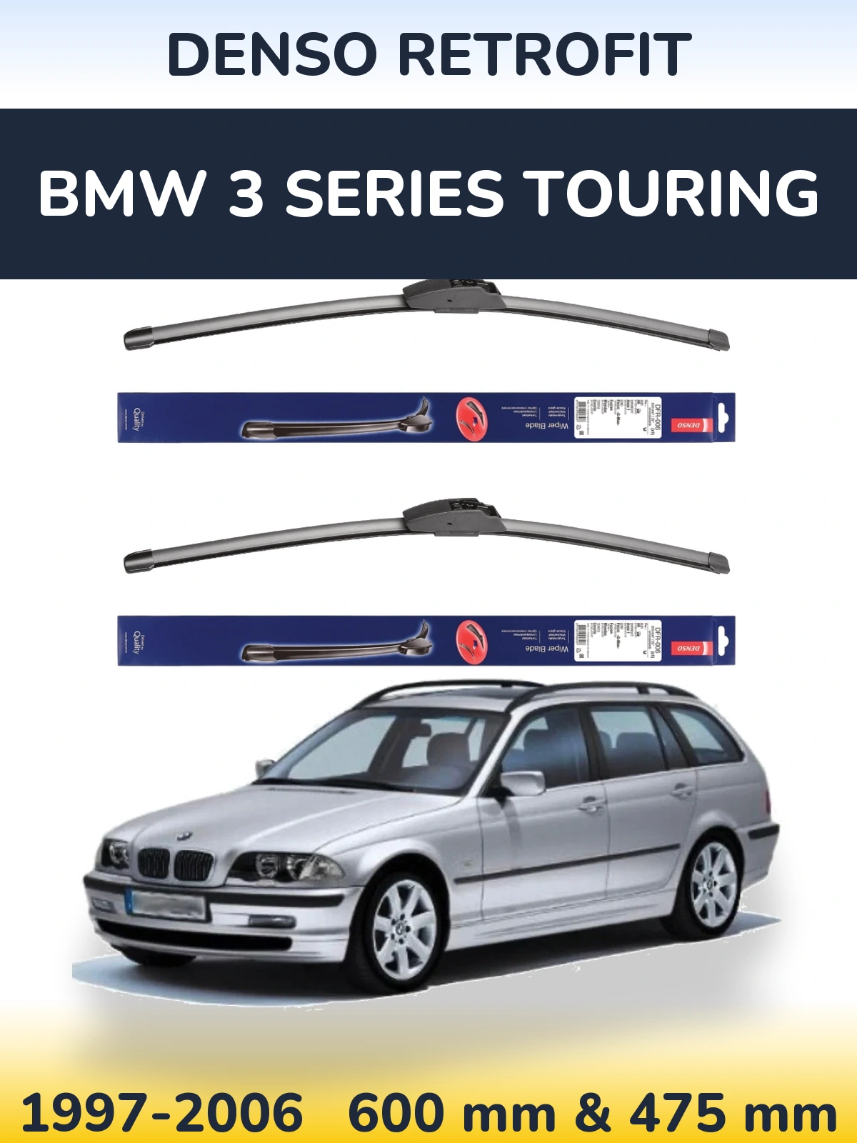 Torkarblad Denso Retrofit för BMW 3 Series Touring