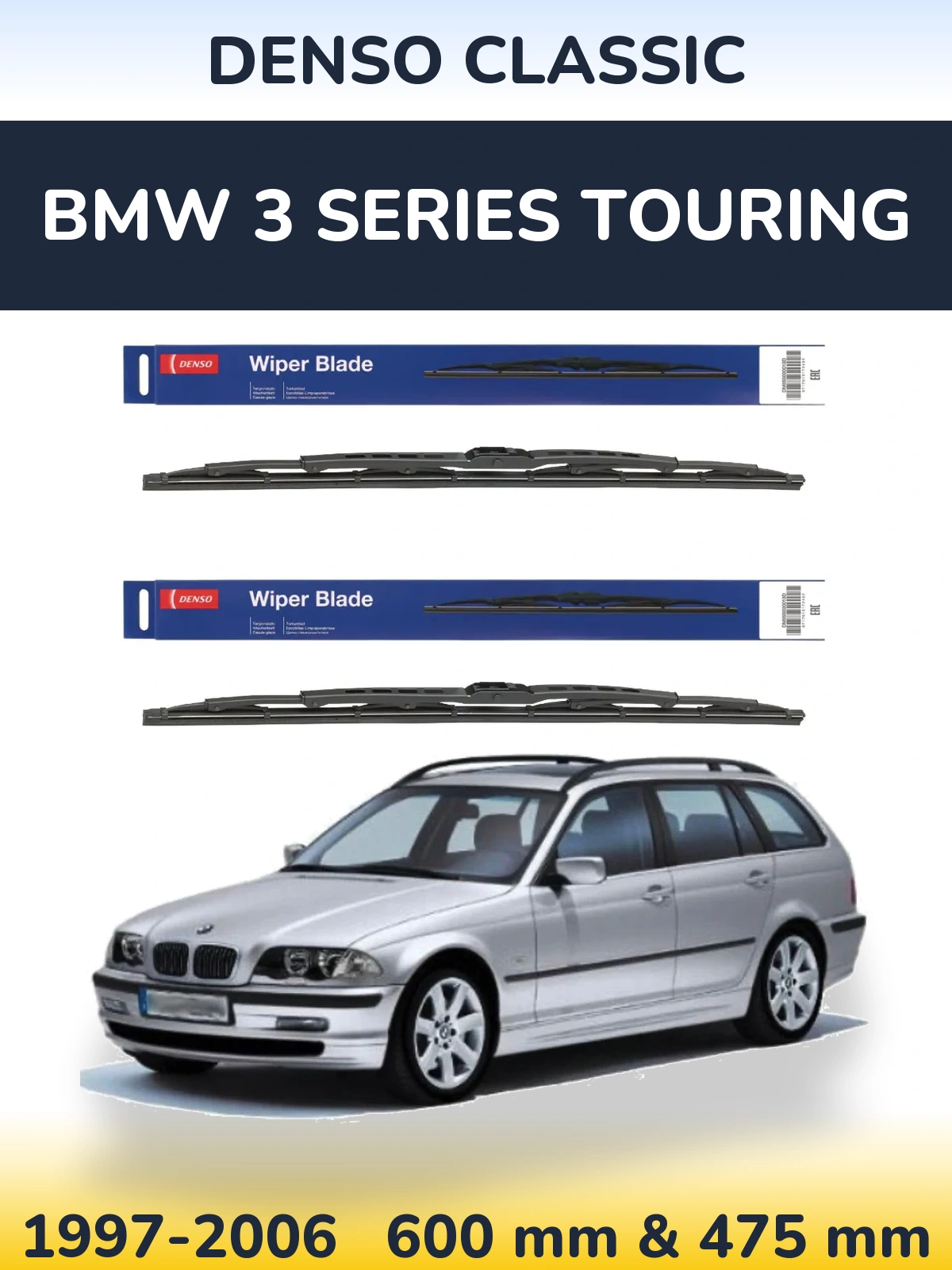 Torkarblad Denso Classic för BMW 3 Series Touring