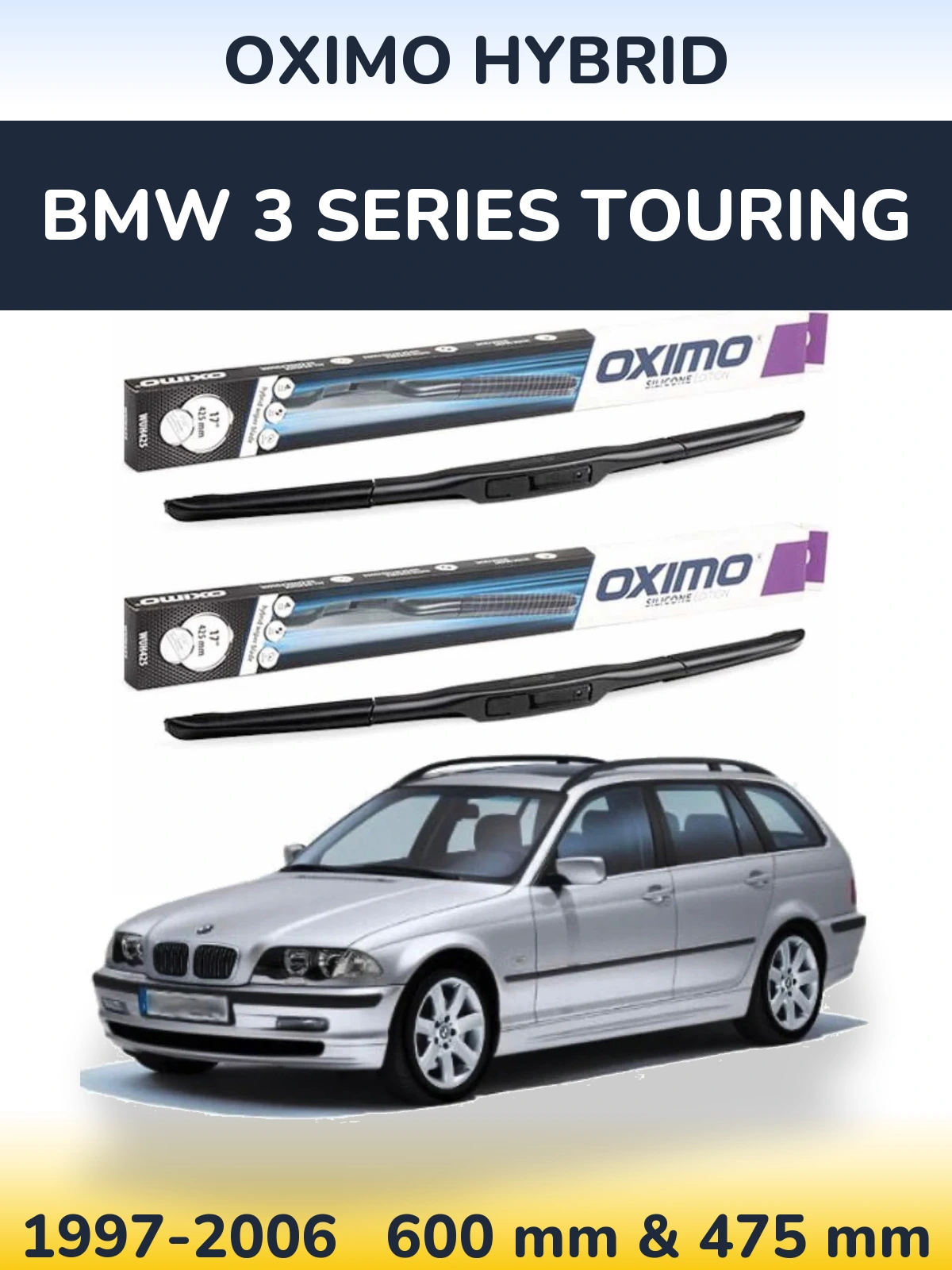 Torkarblad Oximo Hybrid för BMW 3 Series Touring