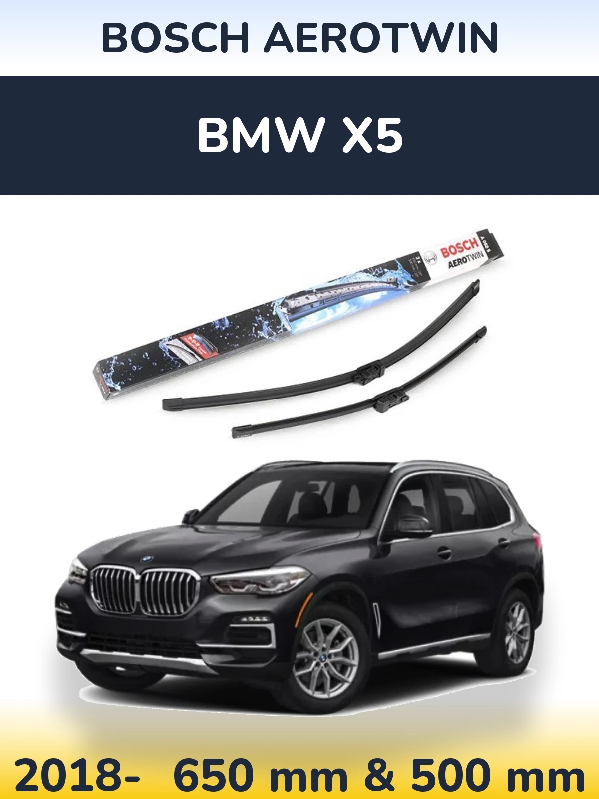 Torkarblad BOSCH AeroTwin för BMW X5