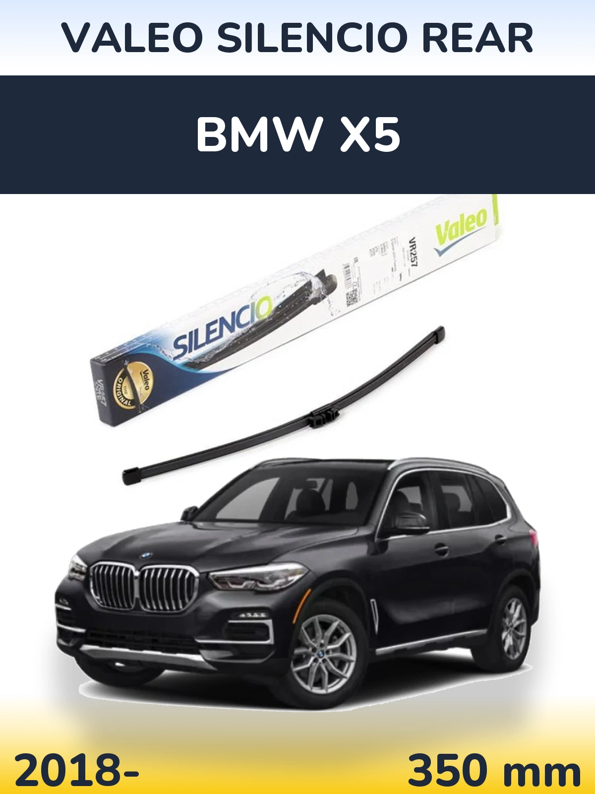 Torkarblad Valeo Silencio Rear för BMW X5