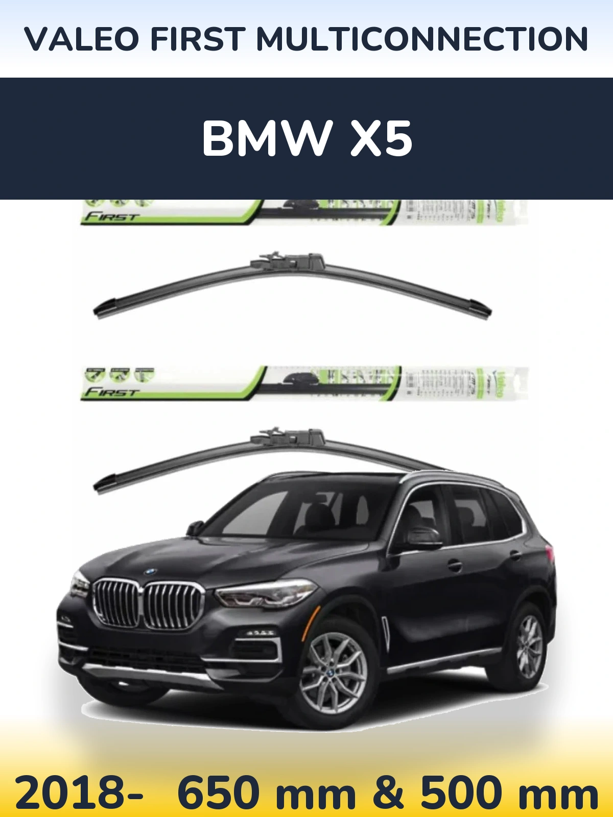 Torkarblad Valeo First MultiConnection för BMW X5