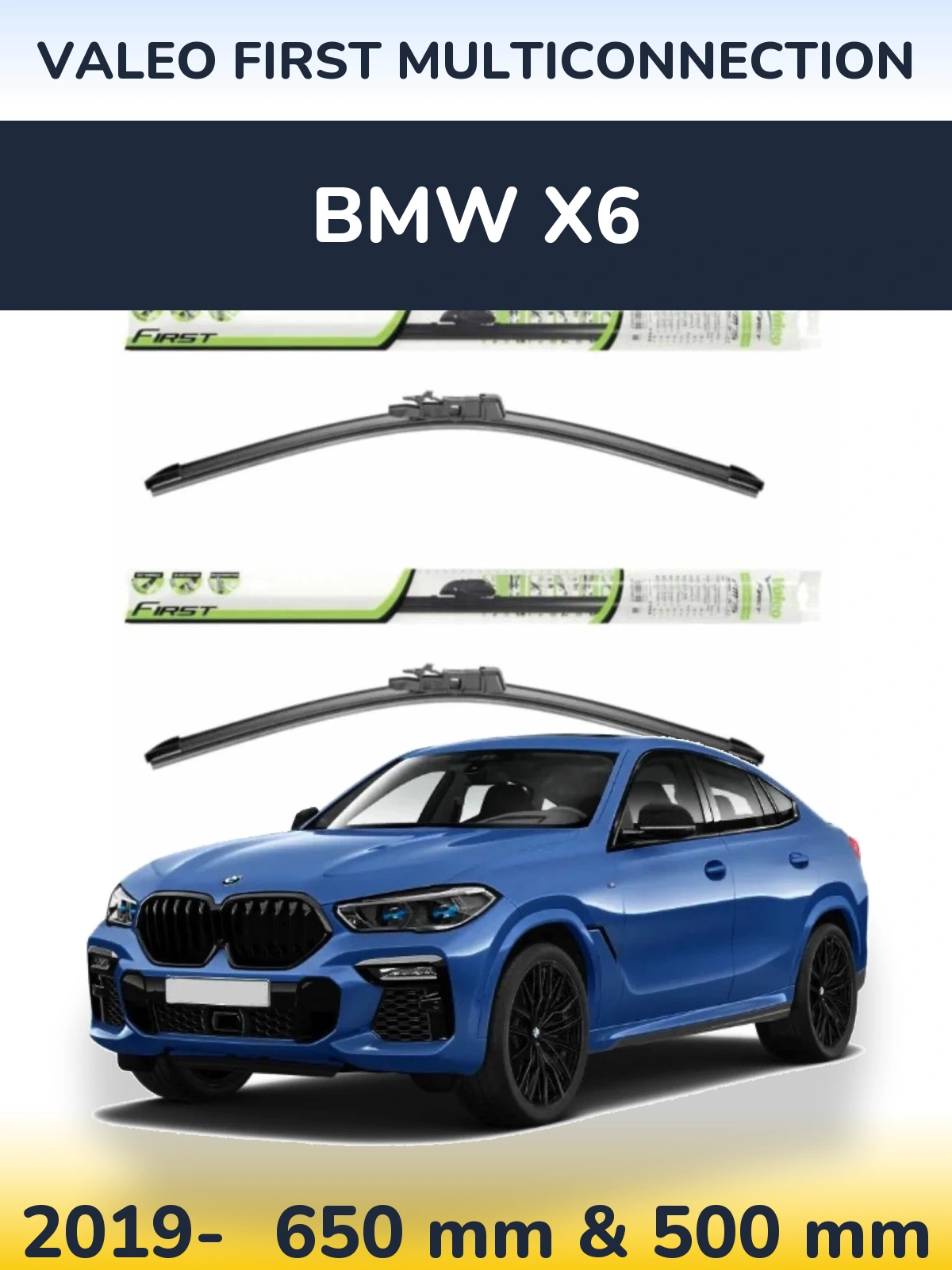Torkarblad Valeo First MultiConnection för BMW X6