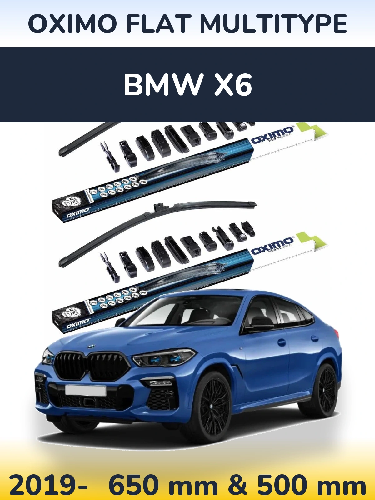 Torkarblad Oximo Flat MultiType för BMW X6
